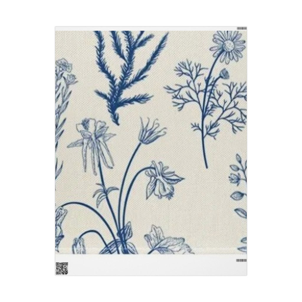 Elegant Floral Wrapping Paper - Nature Inspired Gift Wrap