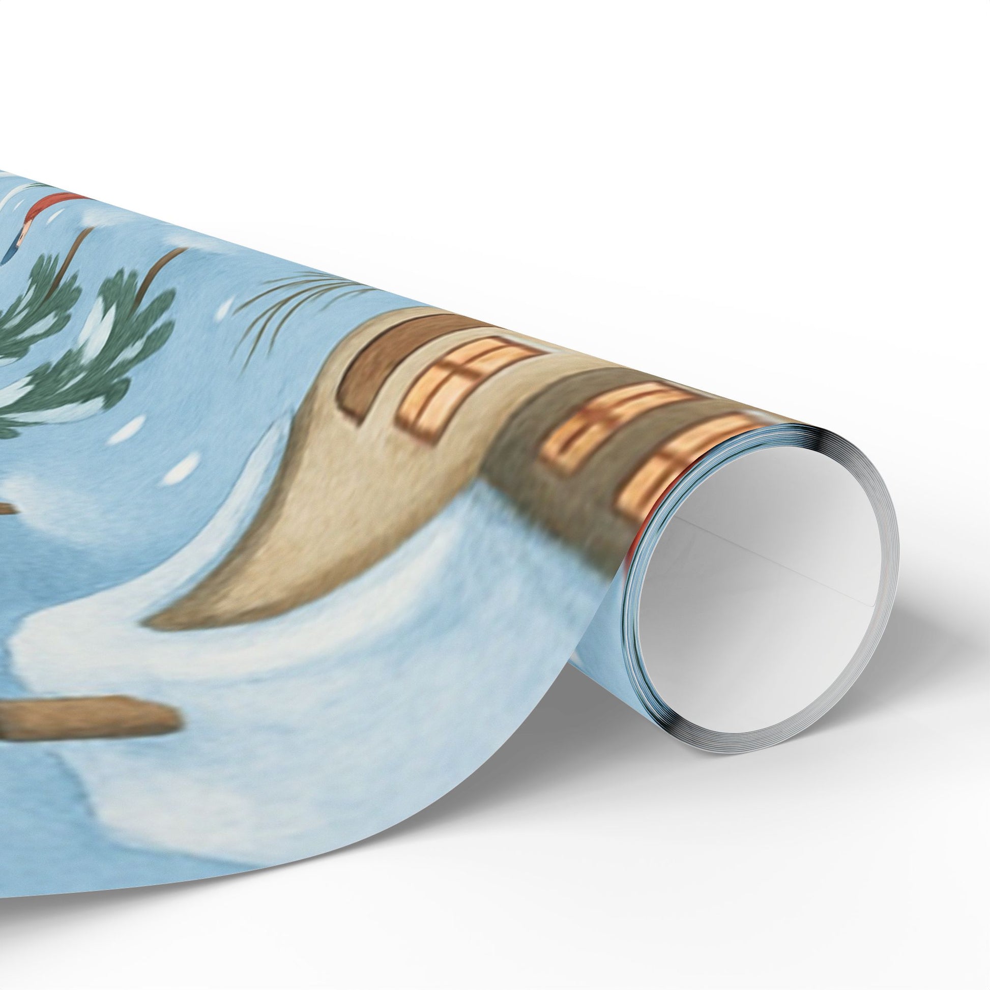 Winter Wonderland Wrapping Paper, Festive Gift Wrap, Holiday Party Supplies, Christmas Wrapping, Unique Present Decor