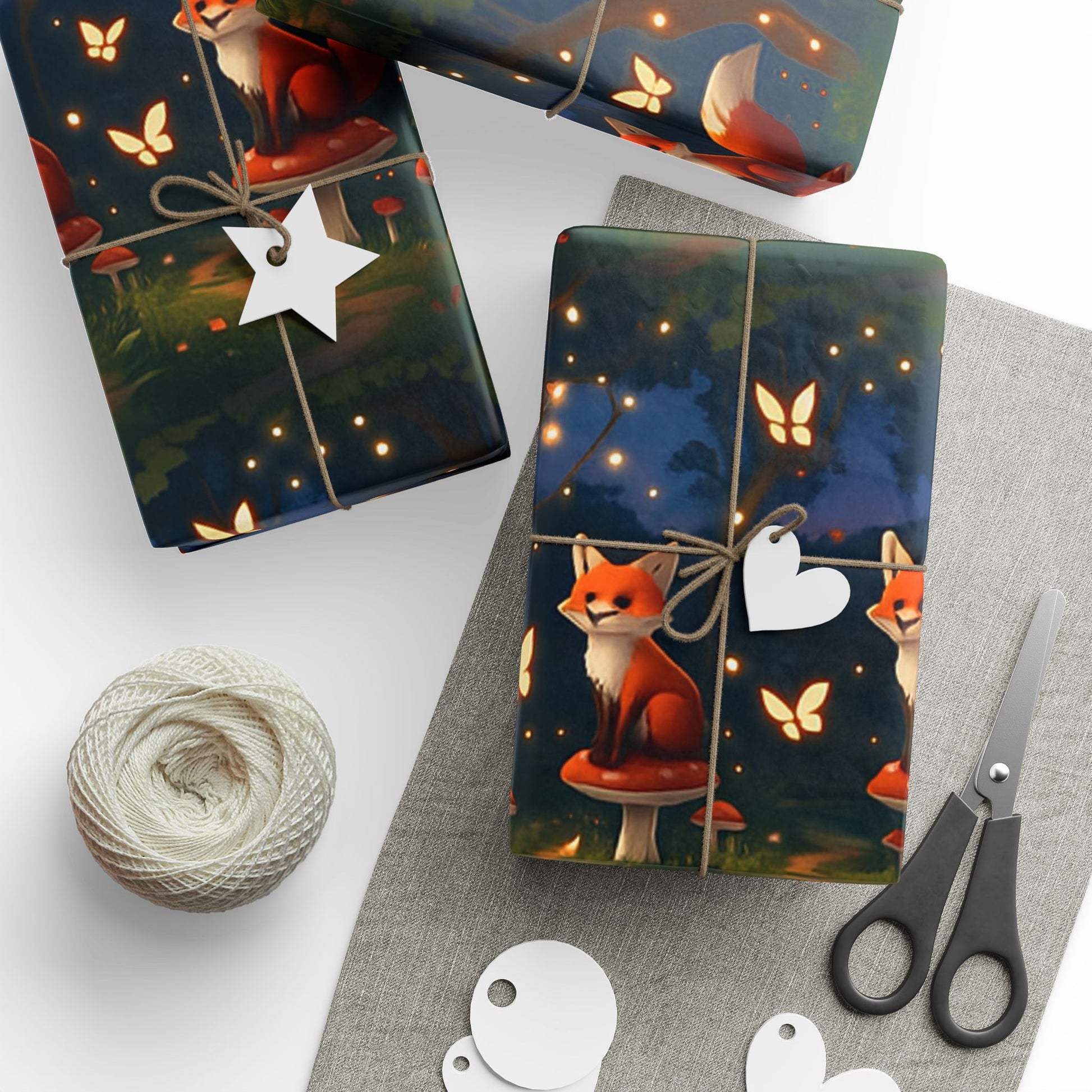 Charlie the Whimsical Fox Wrapping Paper