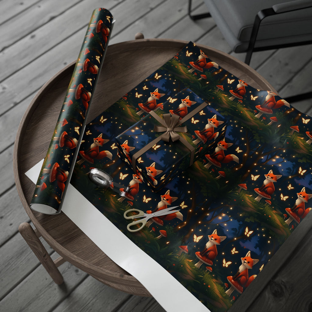 Charlie the Whimsical Fox Wrapping Paper