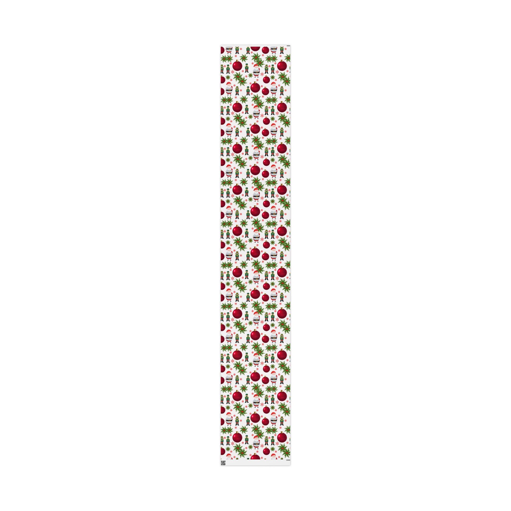 Santa & Nutcracker Christmas Wrapping Paper - Festive Winter Wrapping Paper - Holiday Spirit