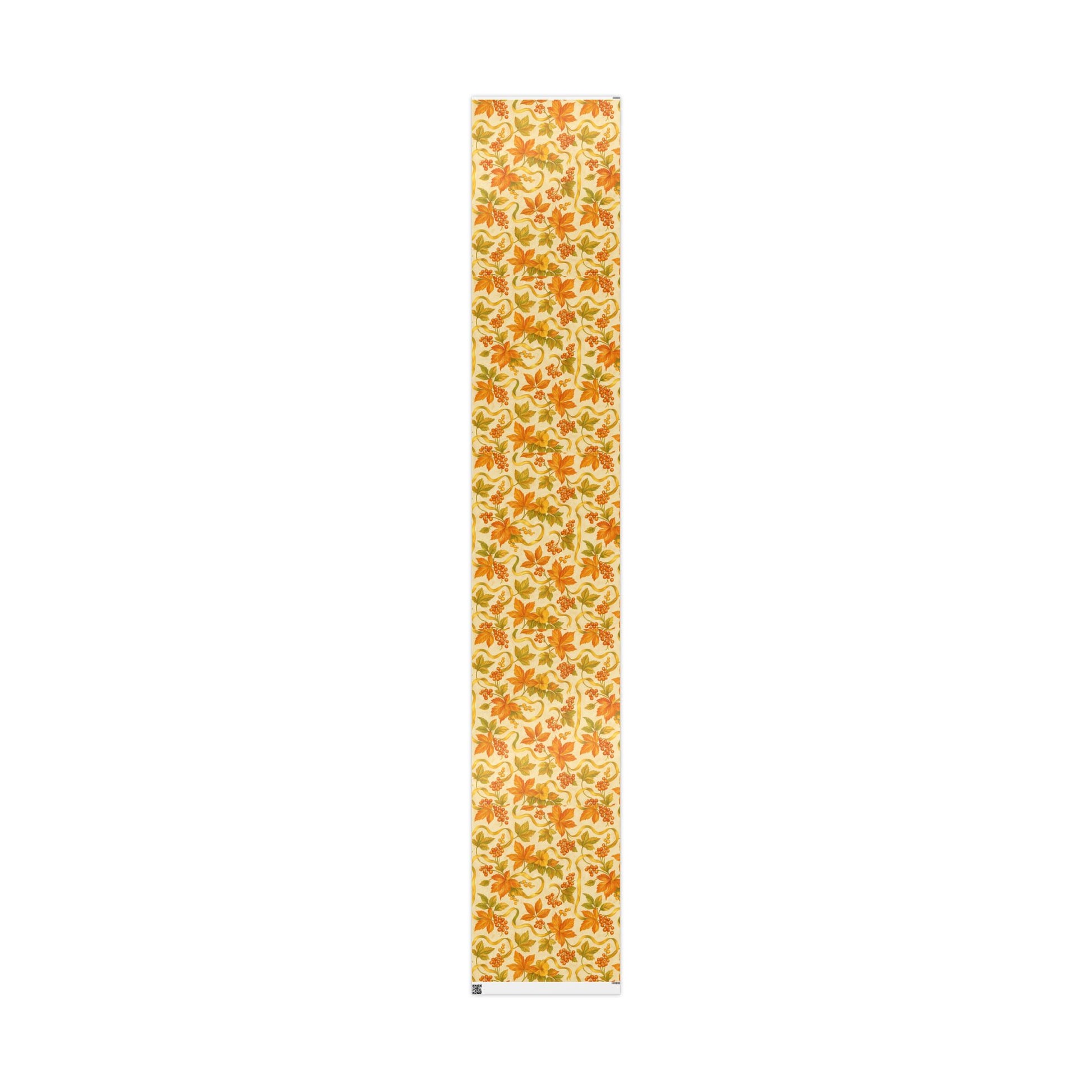Autumn Harvest Leaves Wrapping Paper – Warm Fall Foliage Gift Wrap