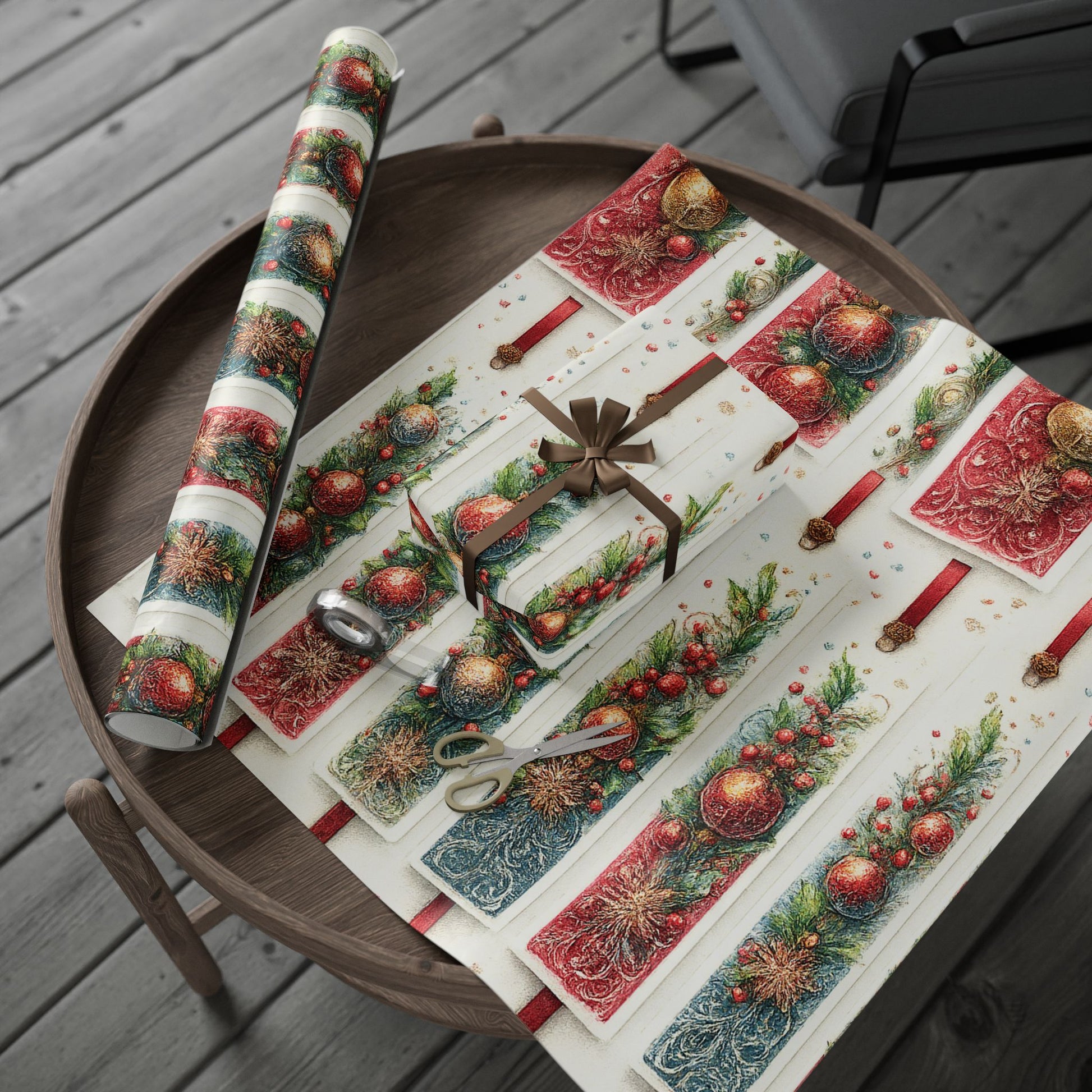 Christmas Nutcracker Wrapping Paper Roll – Festive Holiday Gift Wrap