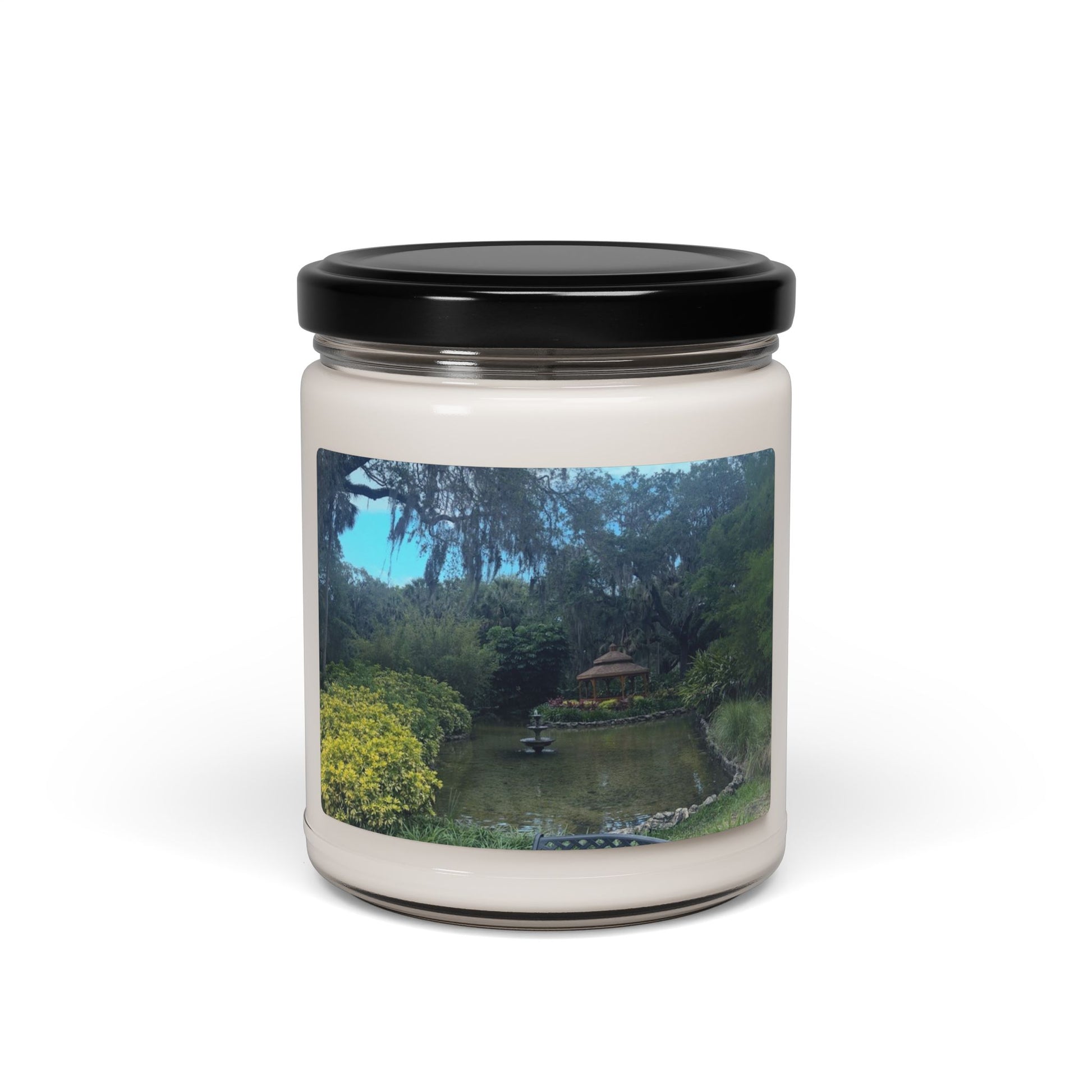 Tranquil Garden Pond Serenity Scented Soy Candle - 9oz Nature-Inspired Aromatherapy