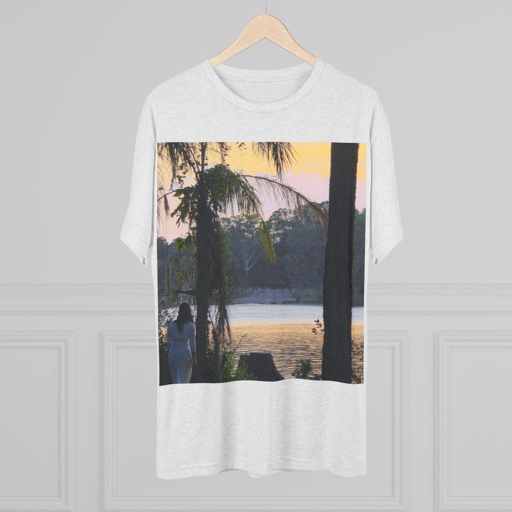 Lady at the Lake, Serenity in White – Nature-Inspired Elegance