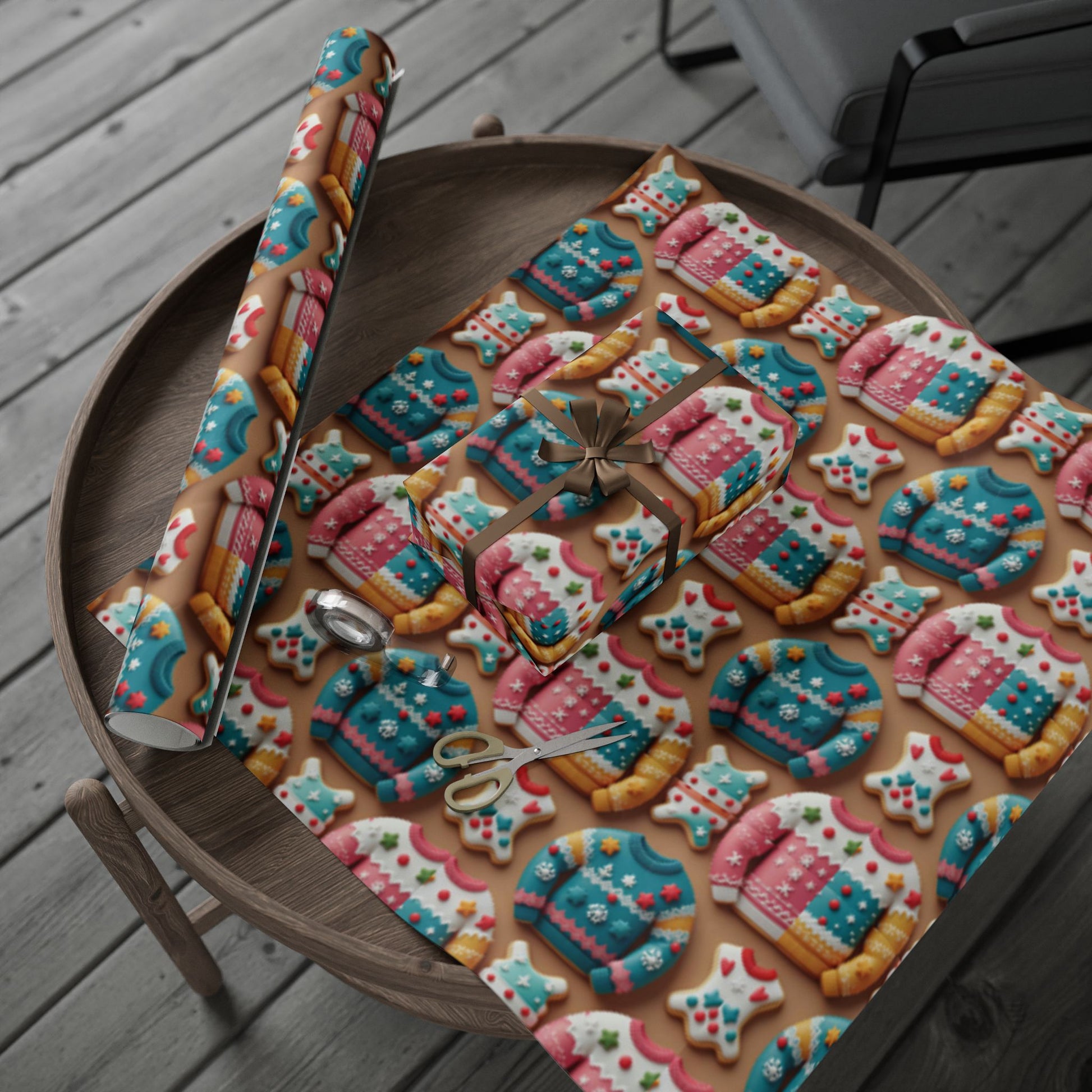 Ugly Sweater Cookie 1 Wrapping Paper –