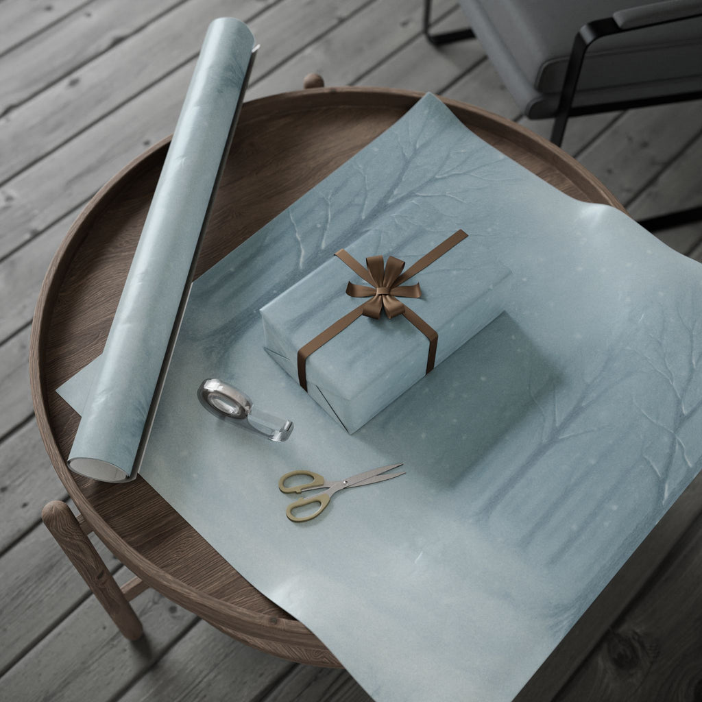 A Winter's Hush WRAPPING PAPER Design for Holiday Gifts