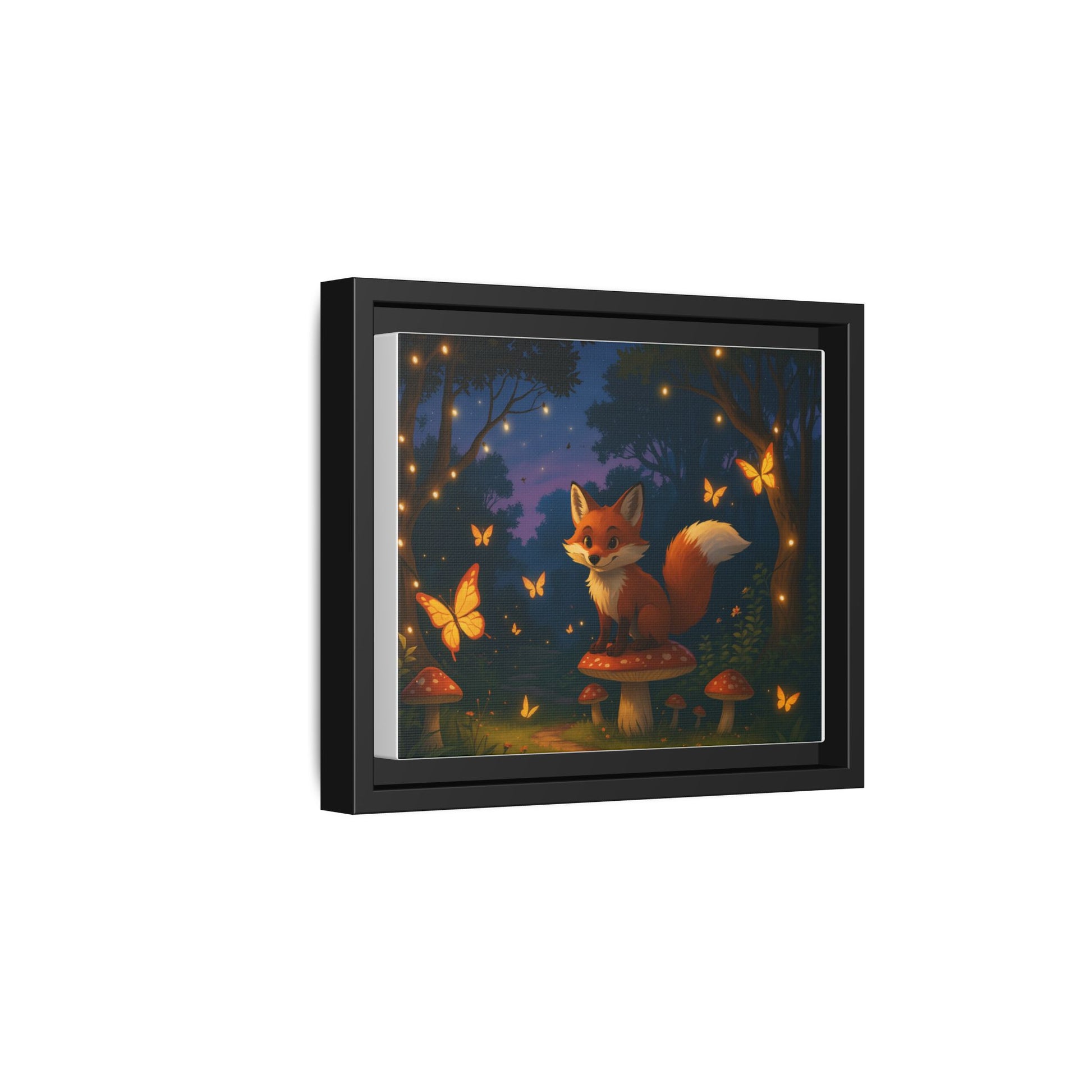 Whimsical Fox Canvas Wall Art of Charlie the Whimsical Fox