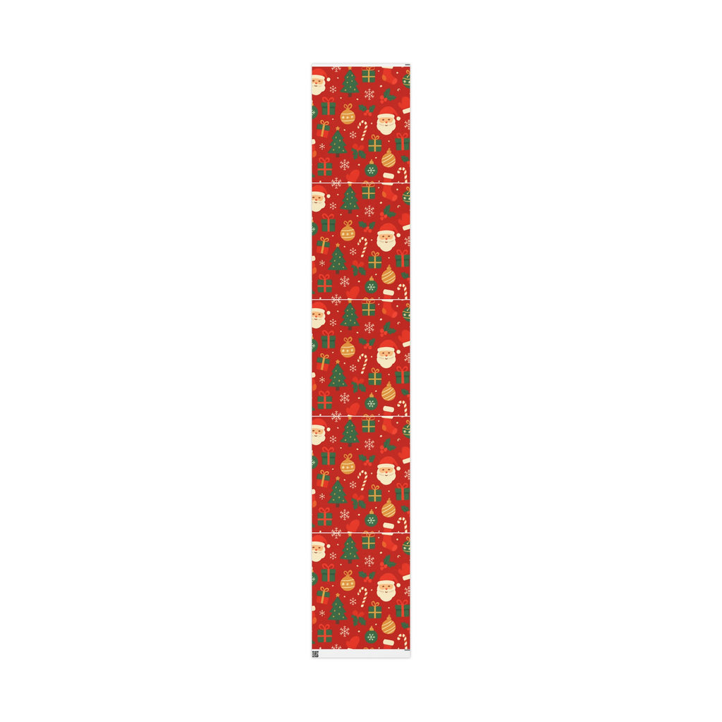 Festive Santa & Holiday Cheer Wrapping Paper – Bright Christmas Gift Wrap