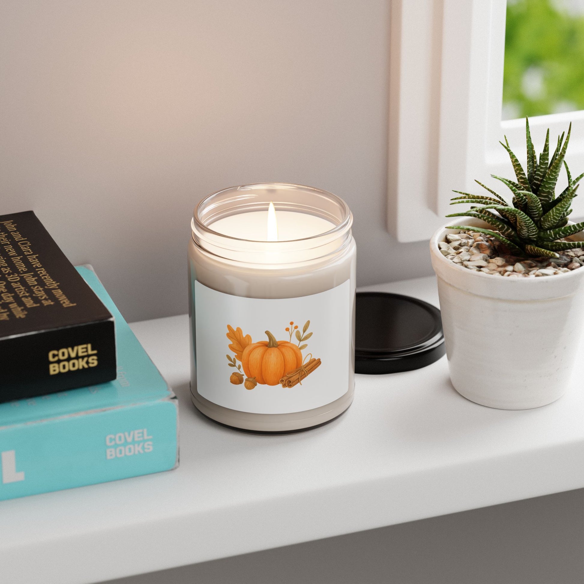Decorative Pumpkin Soy Candle – Cozy Autumn Home Decor