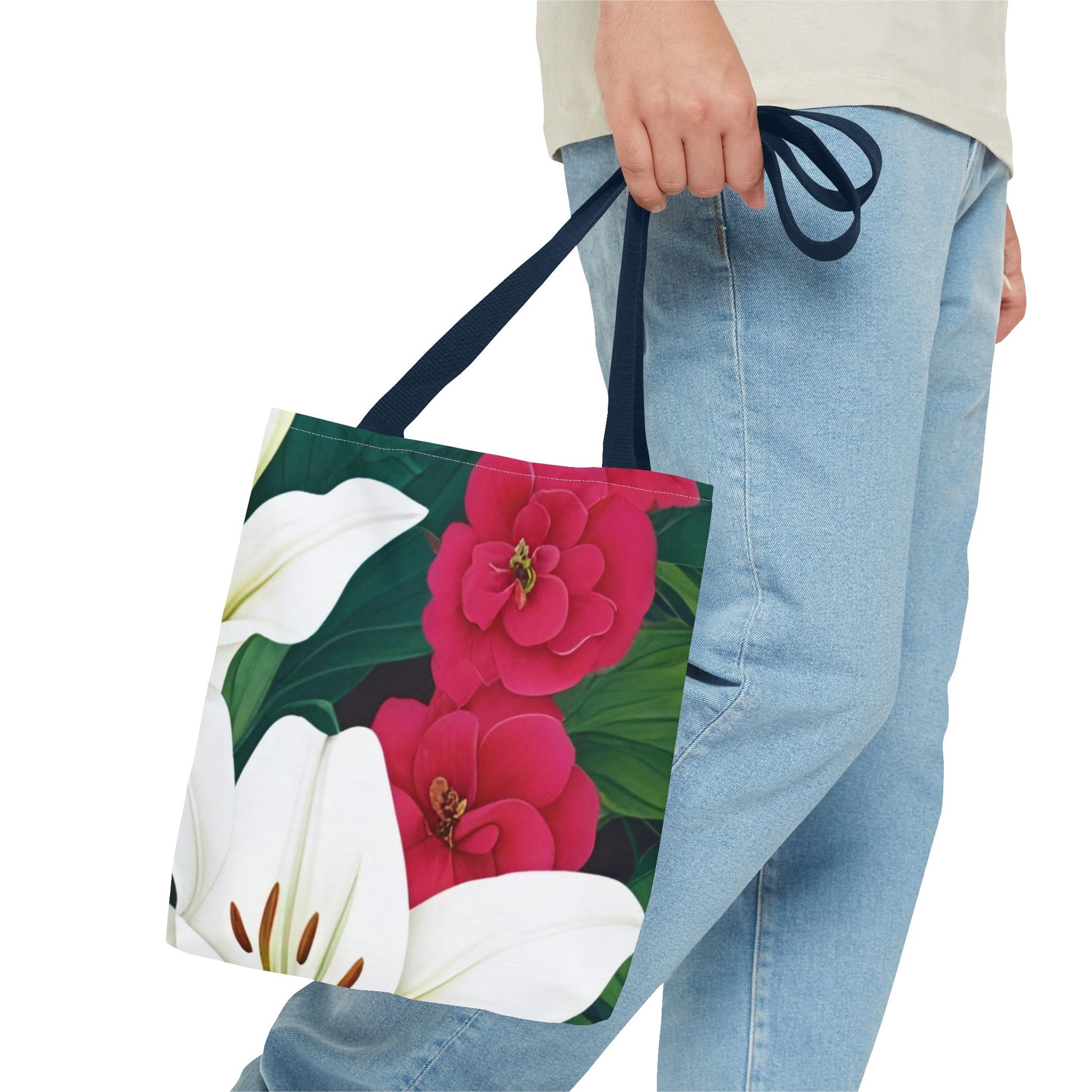 Floral Print Tote Bag - Stylish, Versatile and Perfect for Spring
