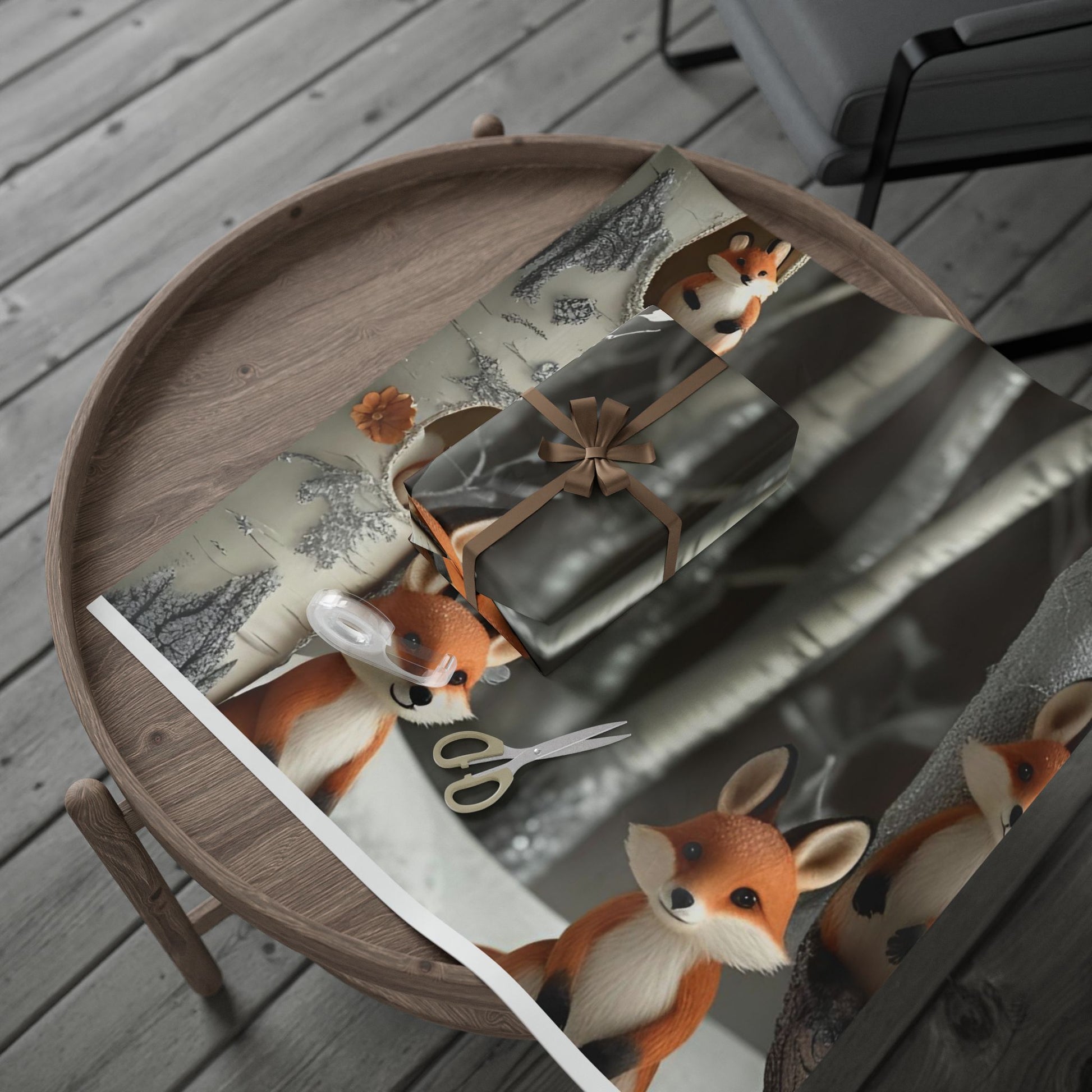 Wrapping Papers - Charlie the Whimsical Fox and his Family