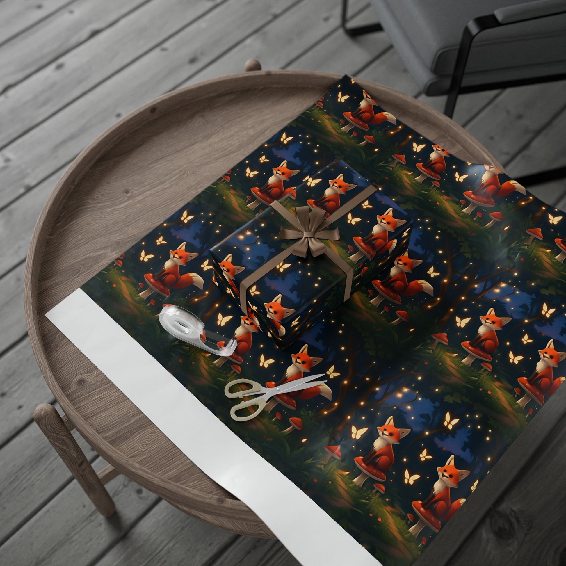 Charlie the Whimsical Fox Wrapping Paper