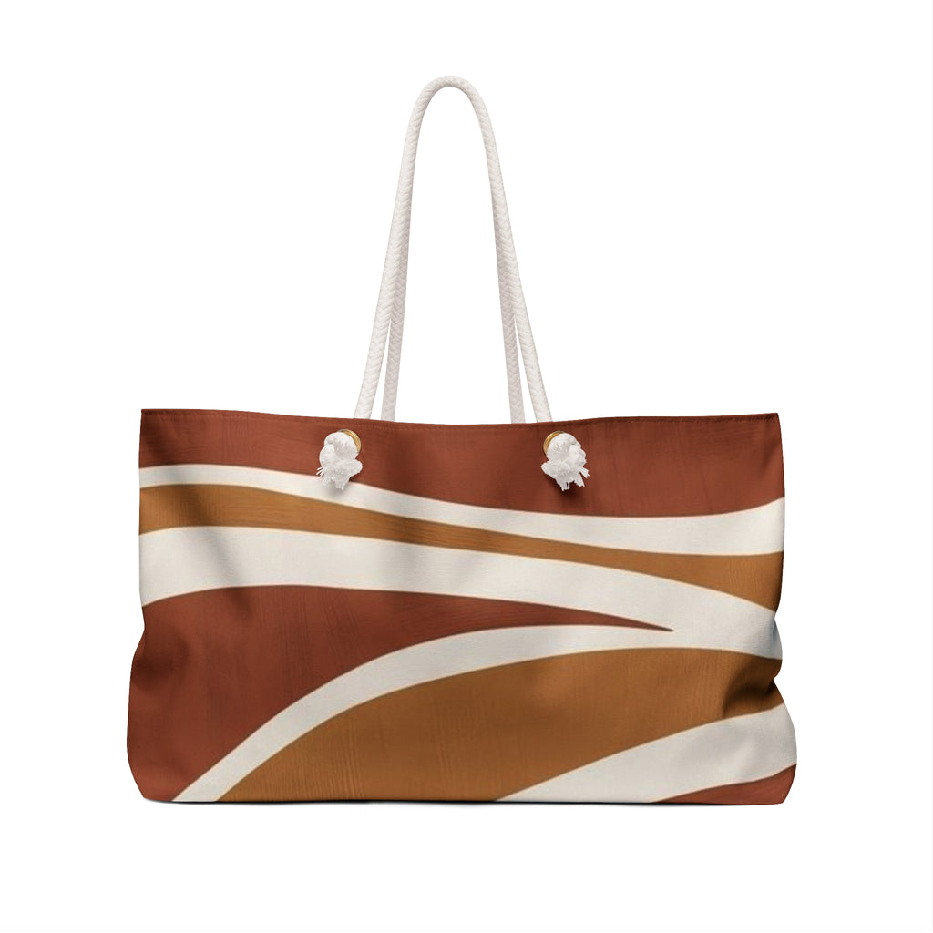 Strata Lines Tote Weekender Bag