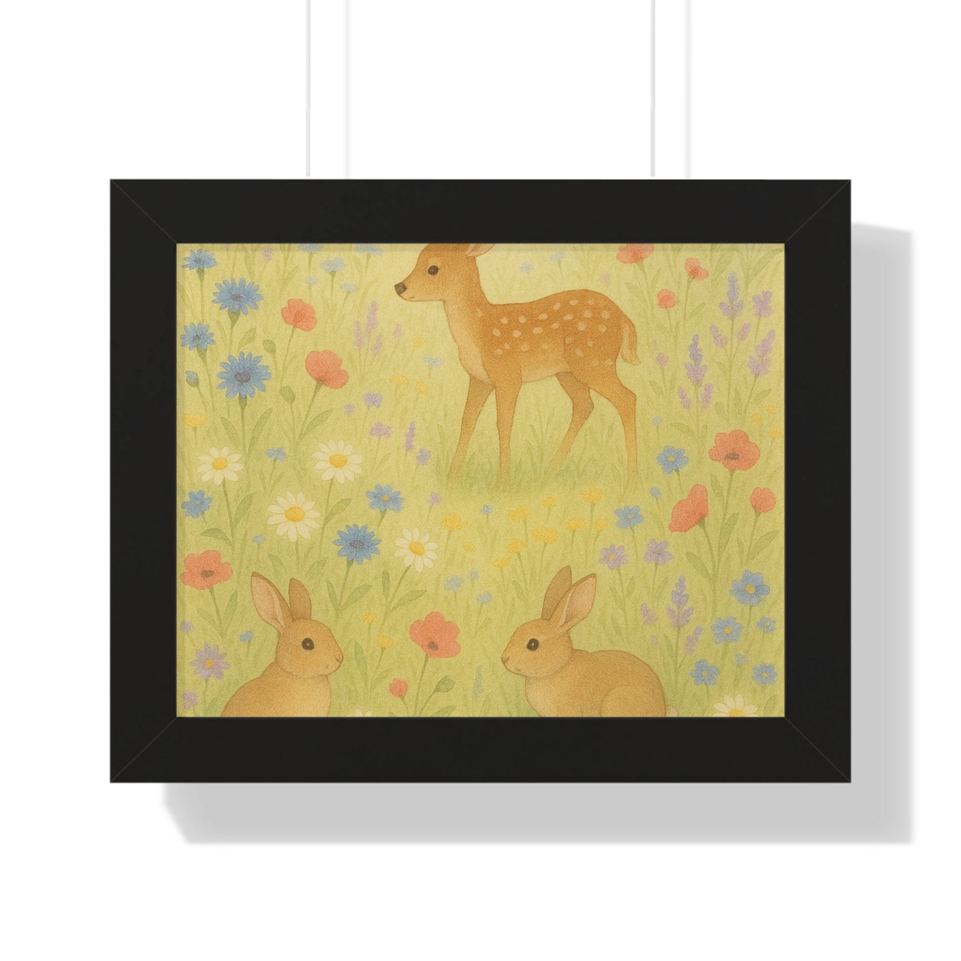 "Woodland Companions" – Vintage Framed 8x10 Poster