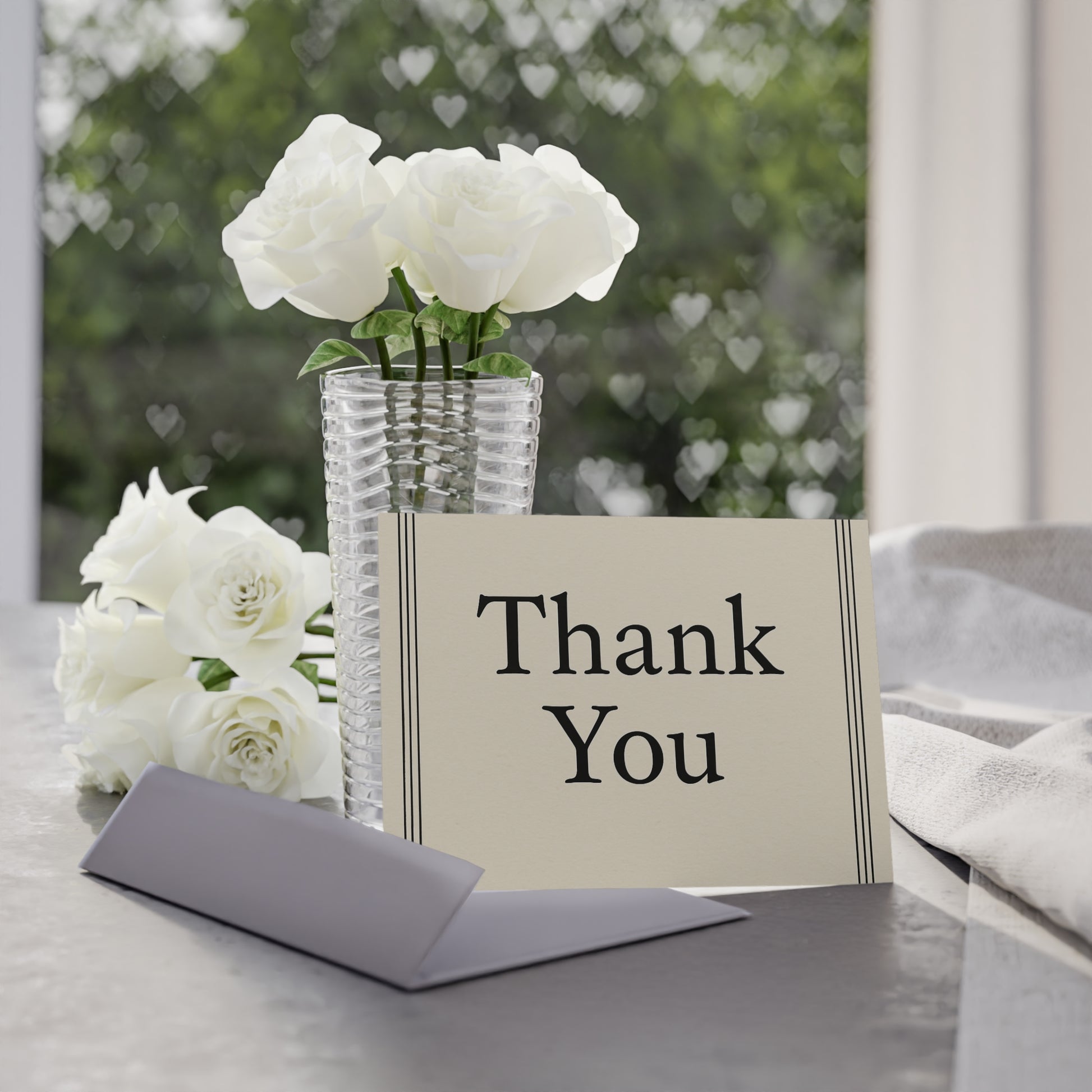 Elegant Thank You Holiday Cards - One-Sided Print