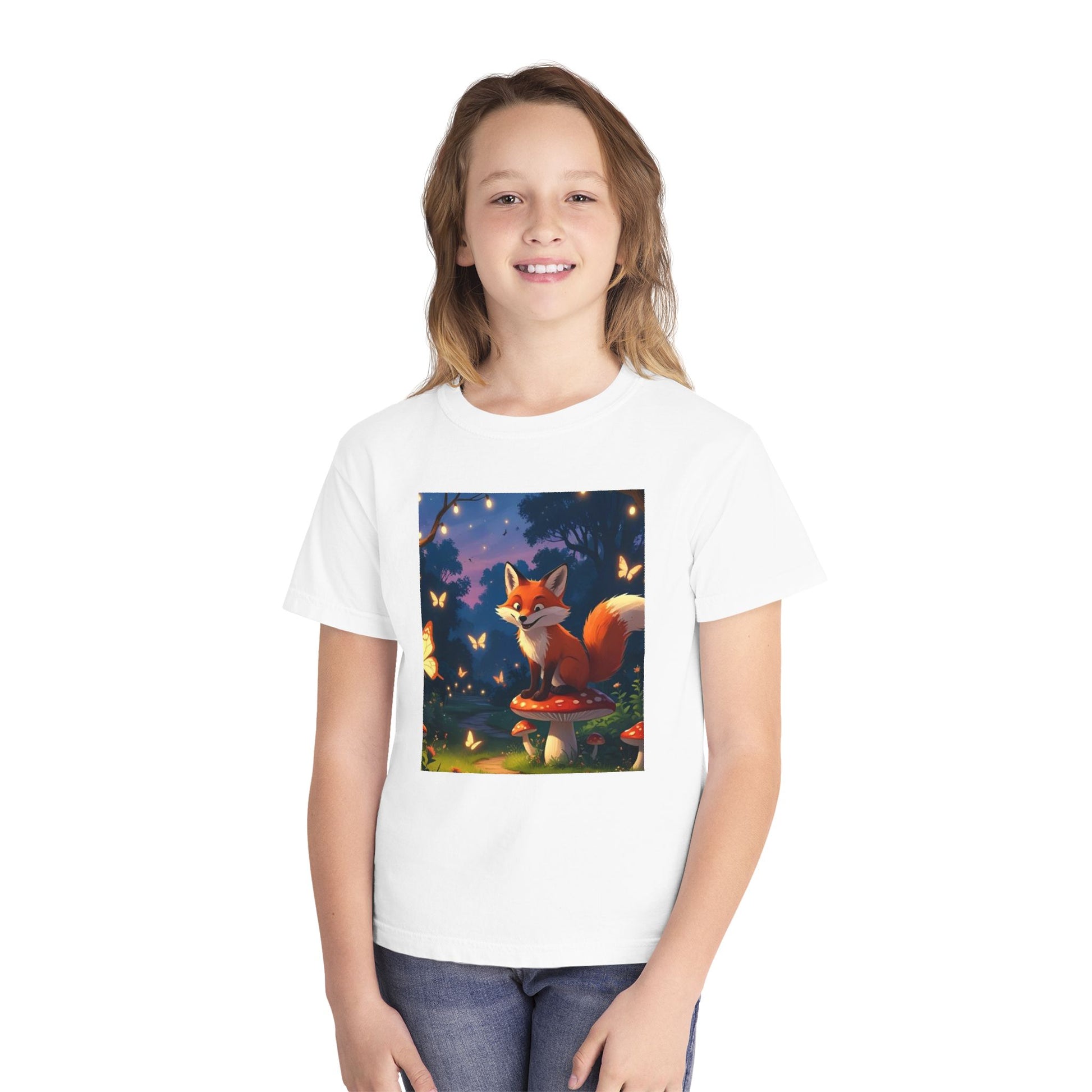 Charlie the Whimsical Fox Children's T-Shirts