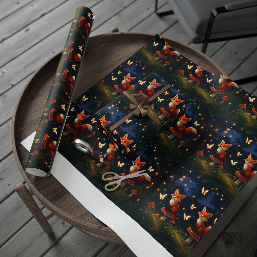 Charlie the Whimsical Fox Wrapping Paper