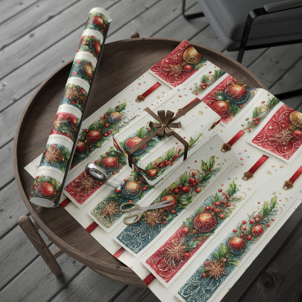 Christmas Nutcracker Wrapping Paper Roll – Festive Holiday Gift Wrap