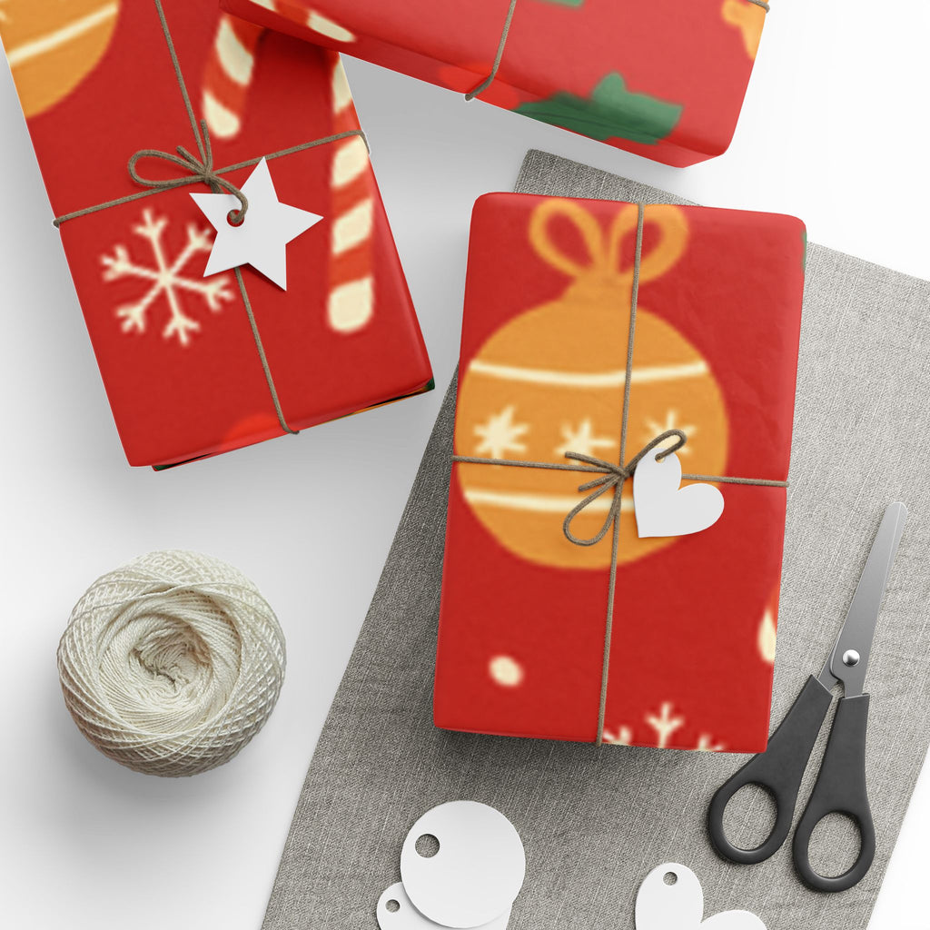 Festive Santa & Holiday Cheer Wrapping Paper – Bright Christmas Gift Wrap