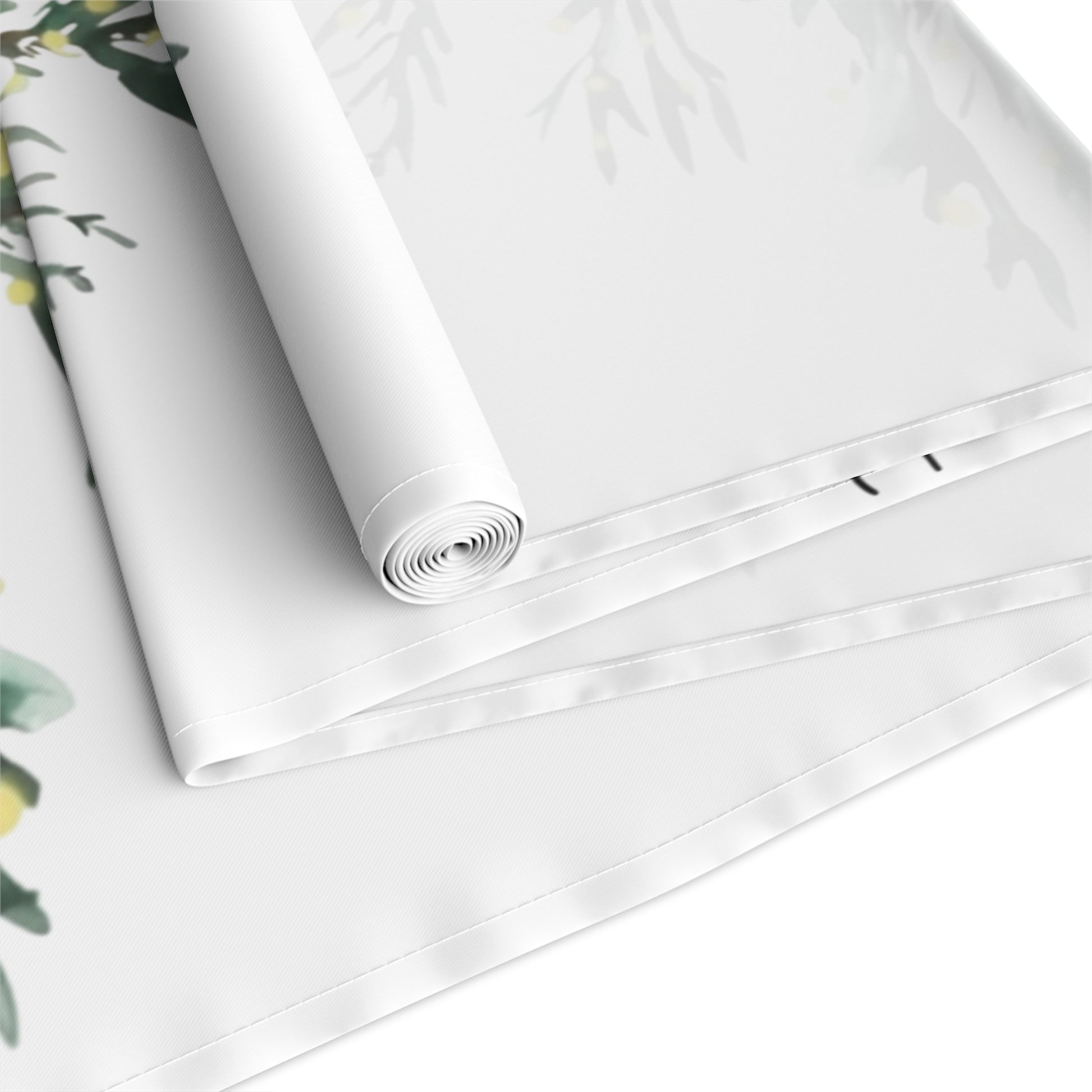 Merry & Bright Table RunnerWhispers of Winter – Merry + Bright Christmas Tree Table Runner | Elegant Holiday Table Décor by Paper Pleasures