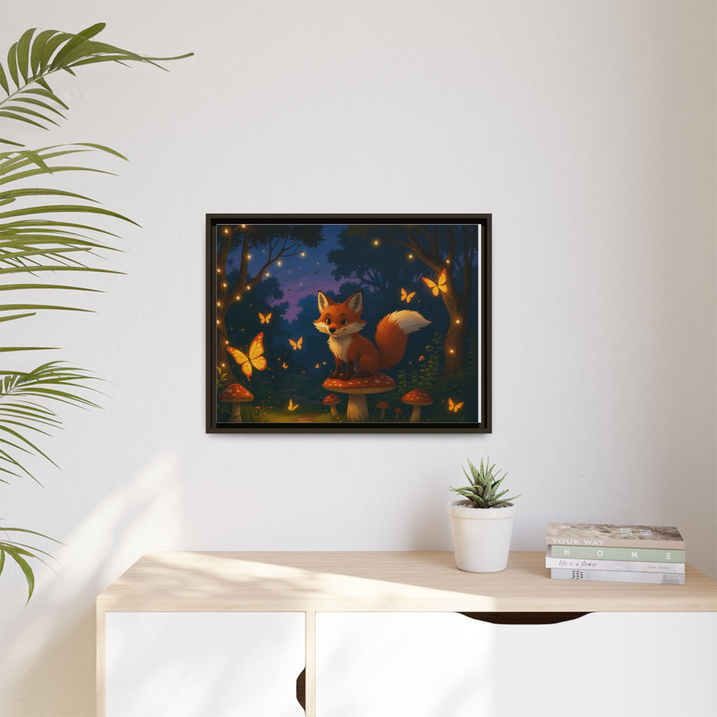 Whimsical Fox Canvas Wall Art of Charlie the Whimsical Fox