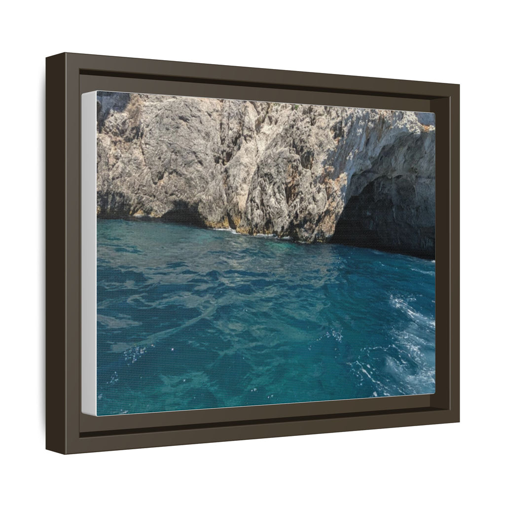 Ocean View Matte Canvas Wall Art, Coastal Decor, Beach House Gift, Framed Print, Nautical Wall Decor, Home Interior Artwork