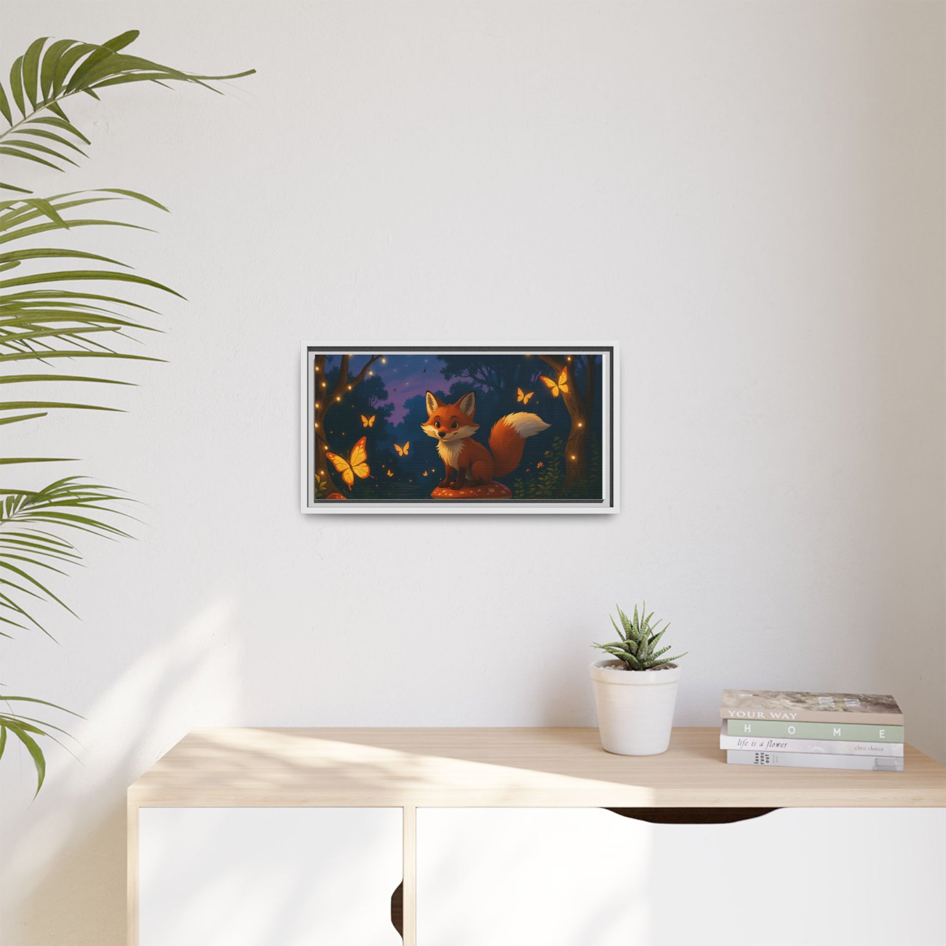 Whimsical Fox Canvas Wall Art of Charlie the Whimsical Fox