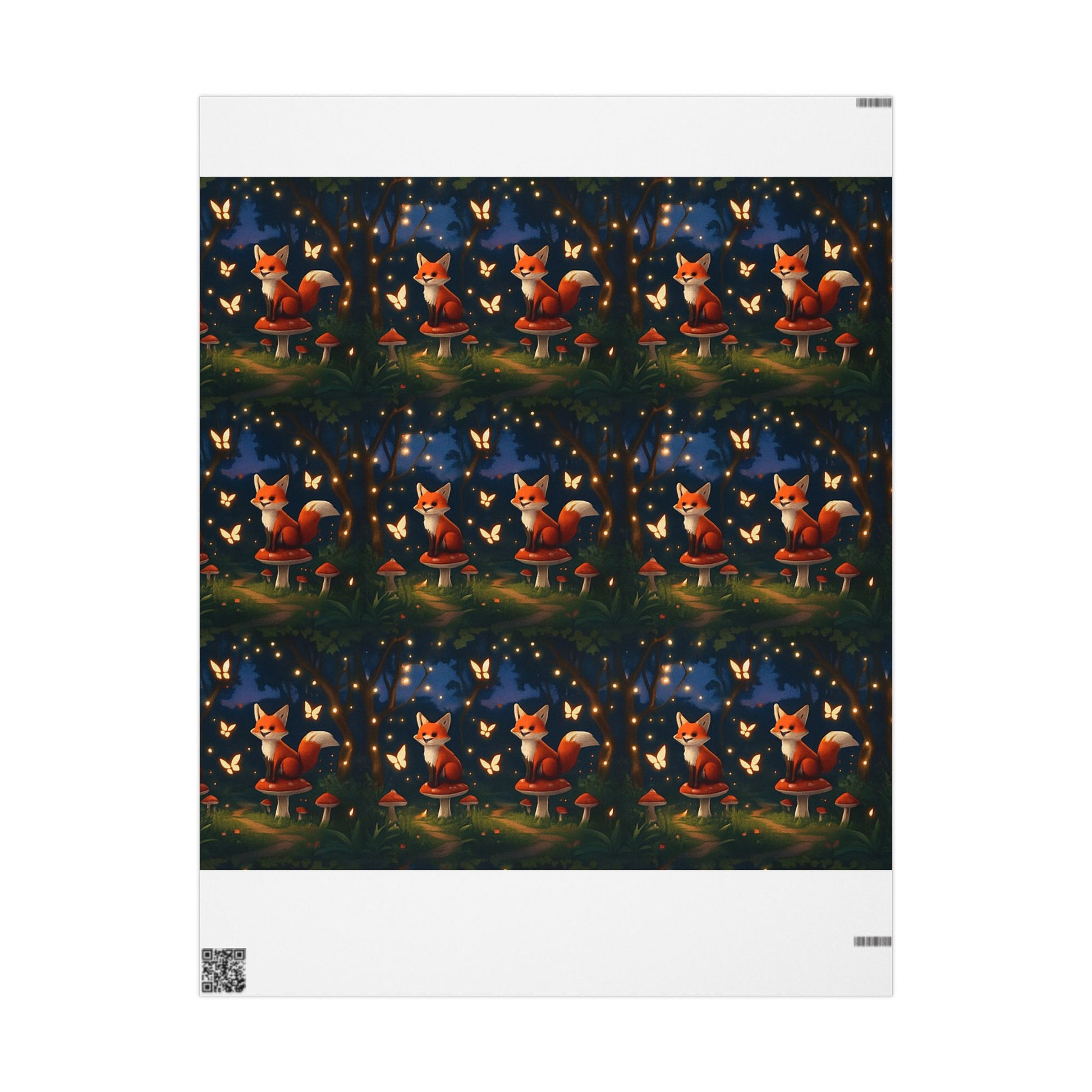 Charlie the Whimsical Fox Wrapping Paper