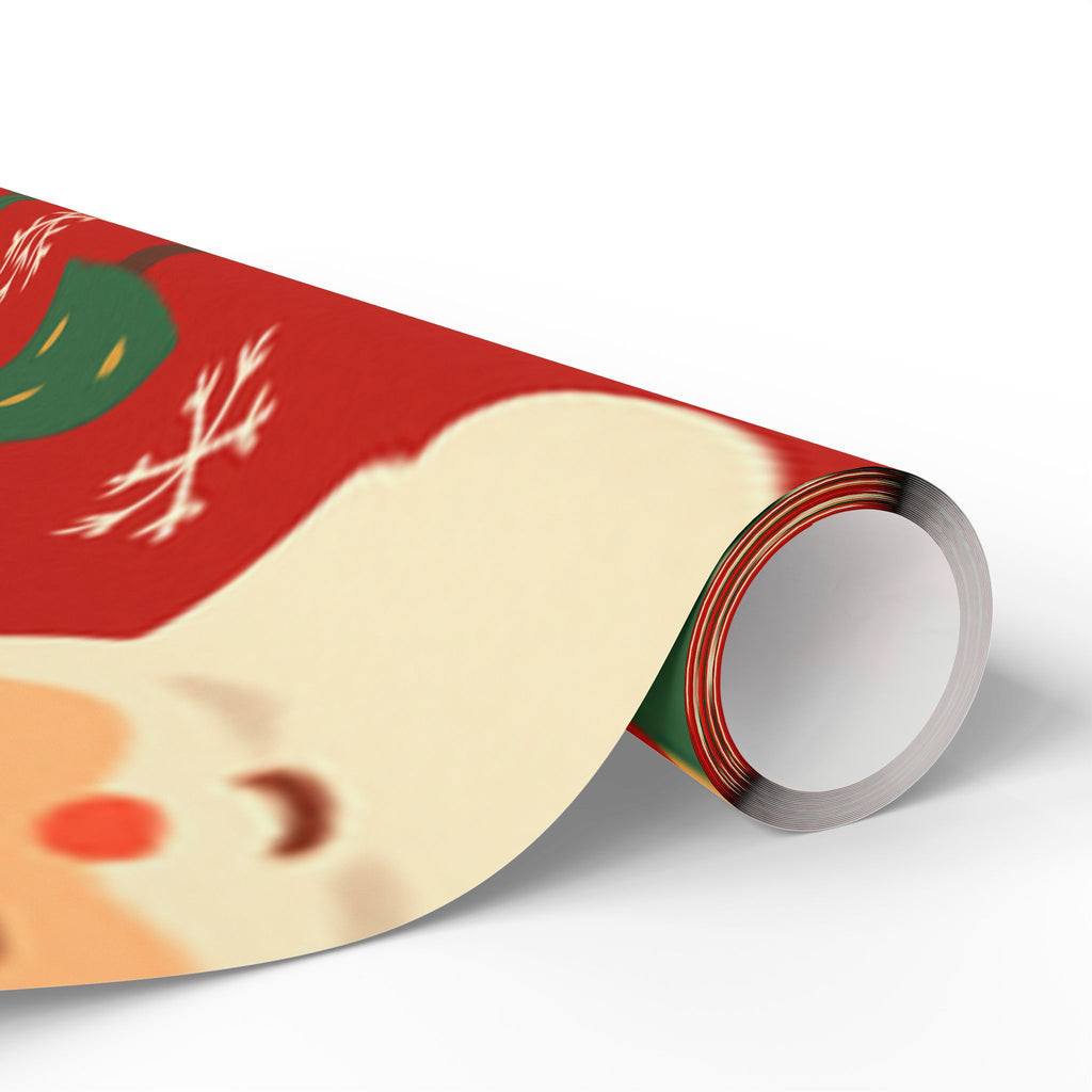 Festive Santa & Holiday Cheer Wrapping Paper – Bright Christmas Gift Wrap