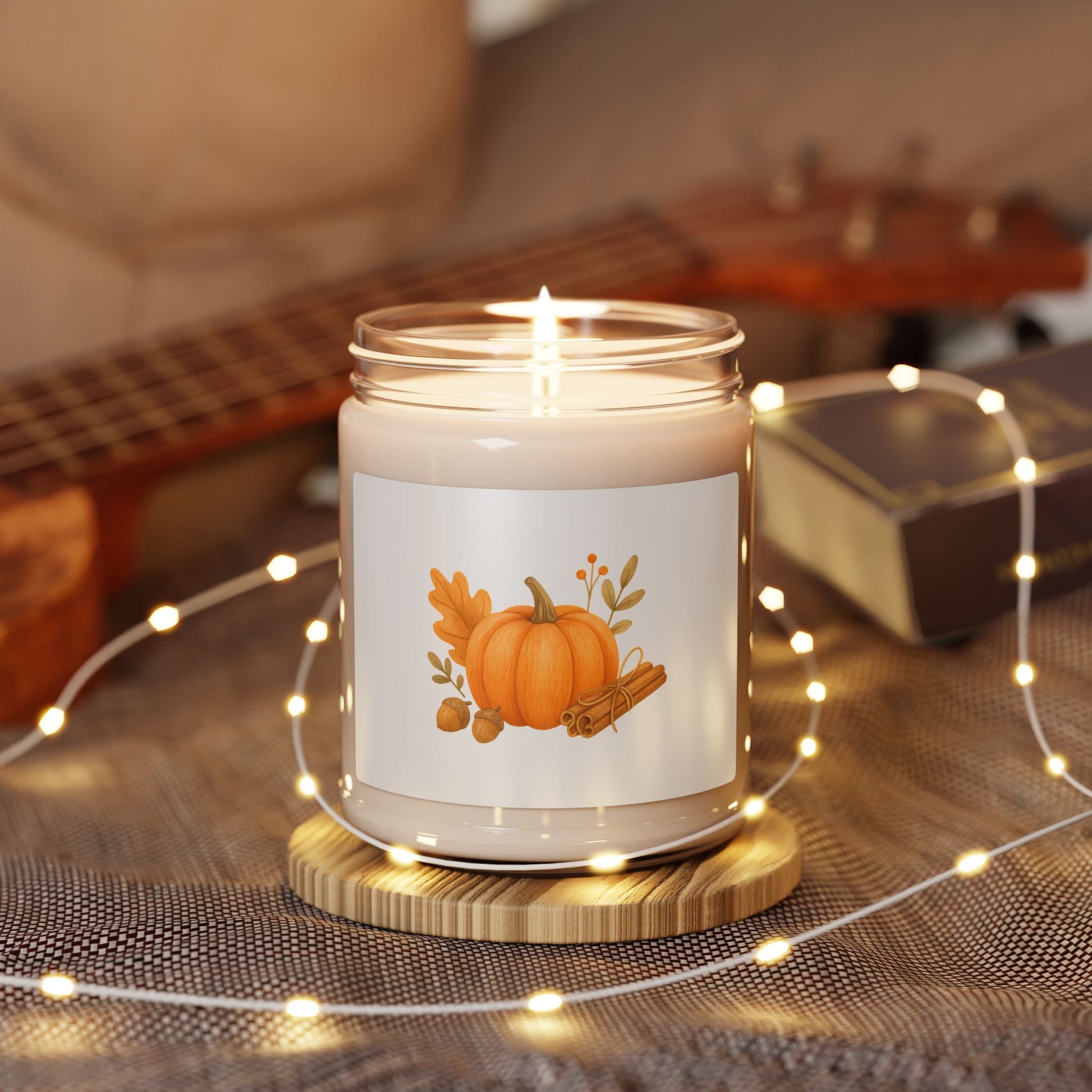 Decorative Pumpkin Soy Candle – Cozy Autumn Home Decor