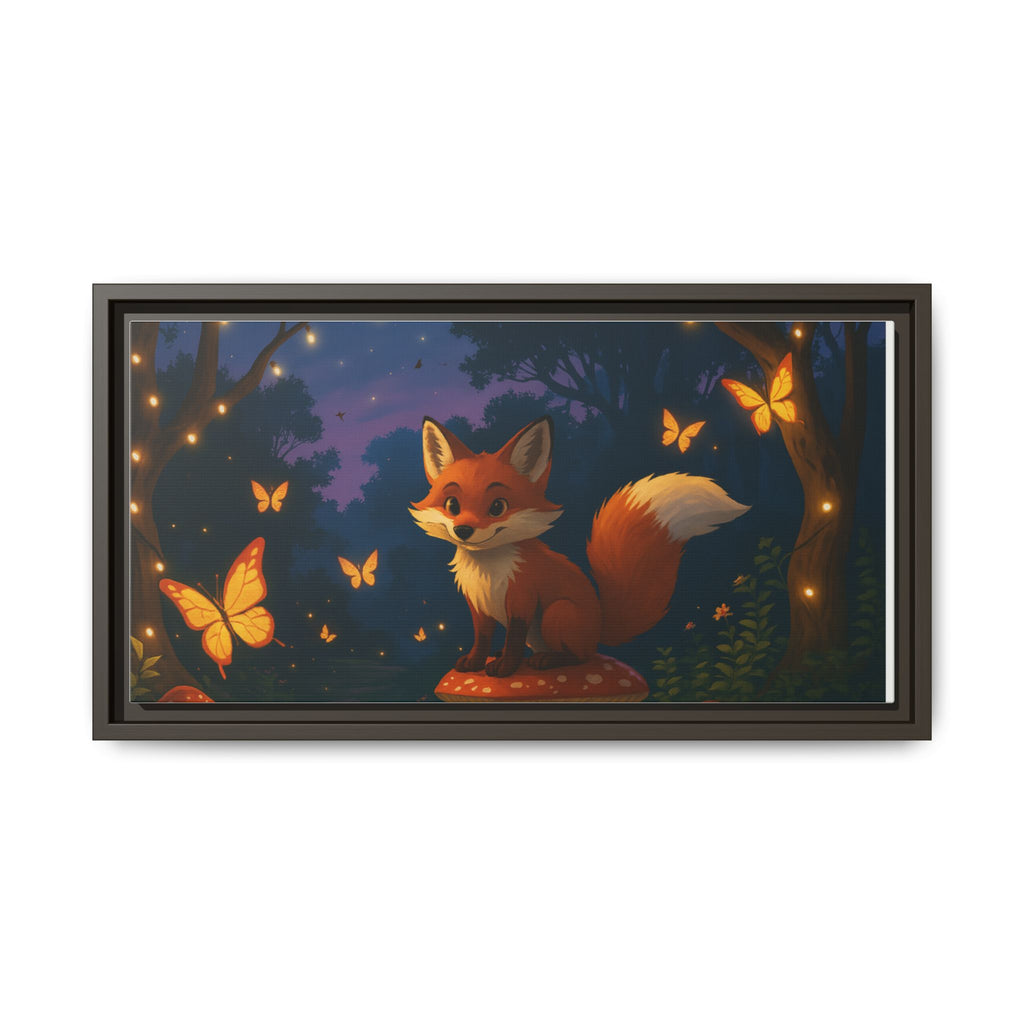 Whimsical Fox Canvas Wall Art of Charlie the Whimsical Fox