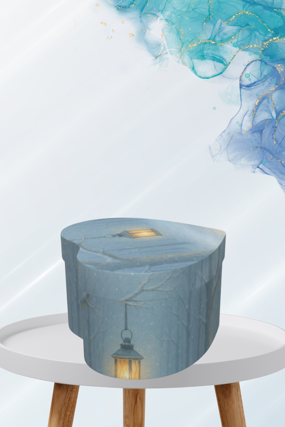 Lantern Winter Wonderland Lighthouse Wrapping Papers, 1 of 3 variations, Winter Wonderland Series