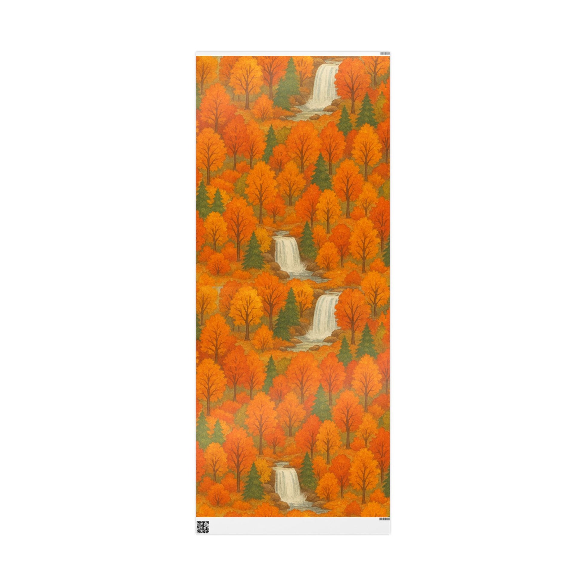 Autumn Floral Wrapping Paper, Seasonal Gift Wrap for Thanksgiving, Eco-Friendly Gift Wrap, Fall Decor, Unique Gift Packaging