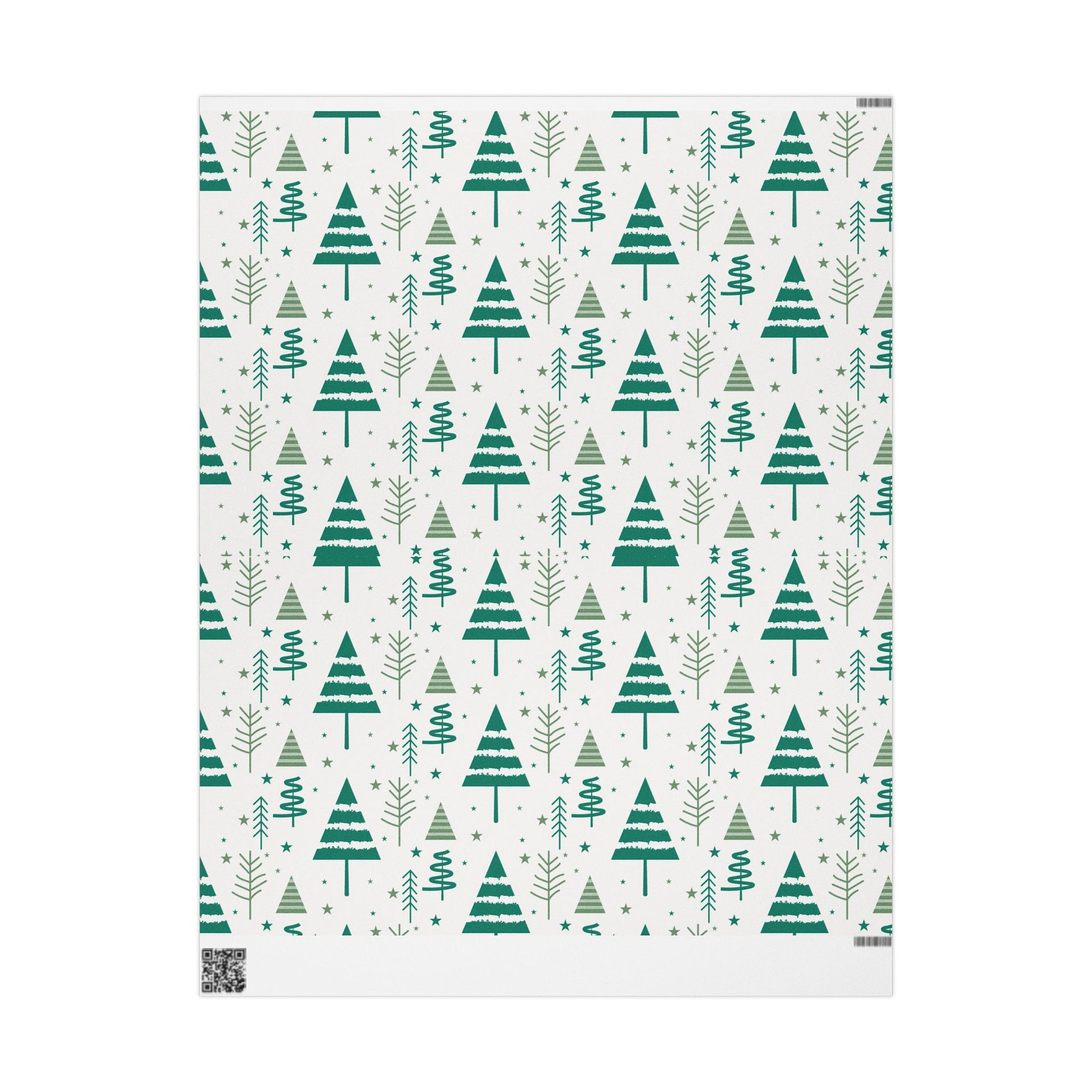 Whispers of Winter Christmas Tree Wrapping Paper – Elegant Evergreen Holiday Gift Wrap - As Designer