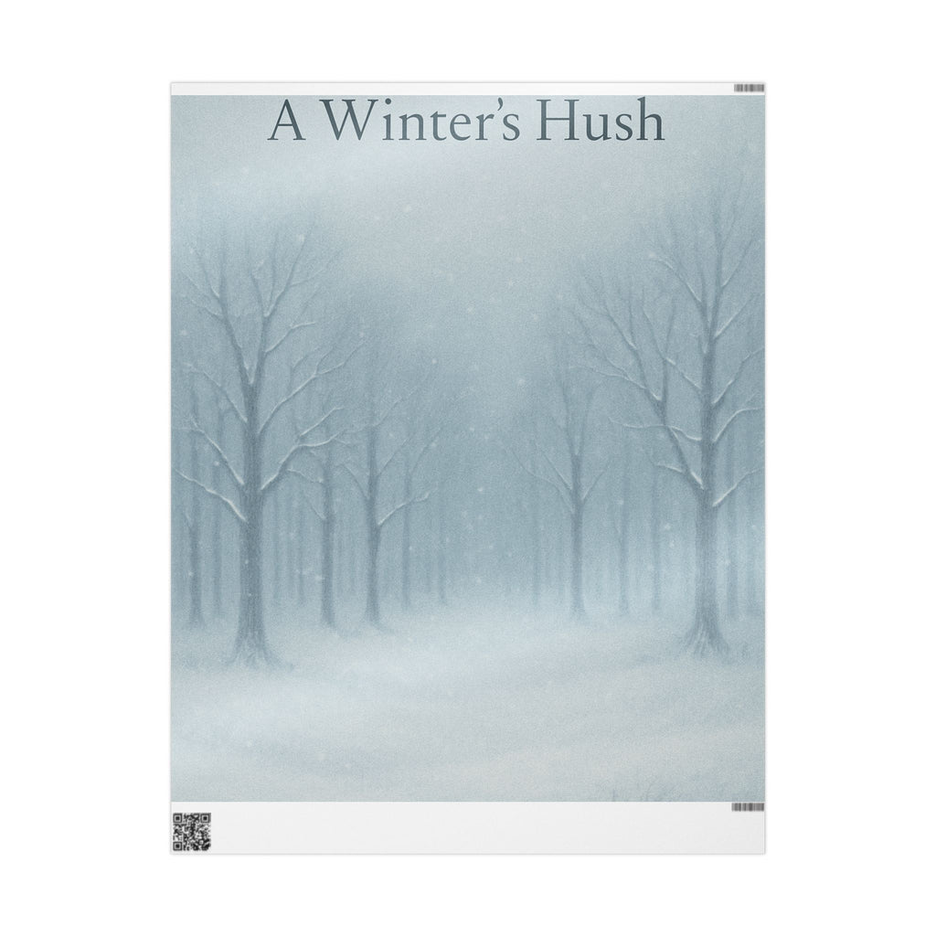A Winter's Hush WRAPPING PAPER Design for Holiday Gifts