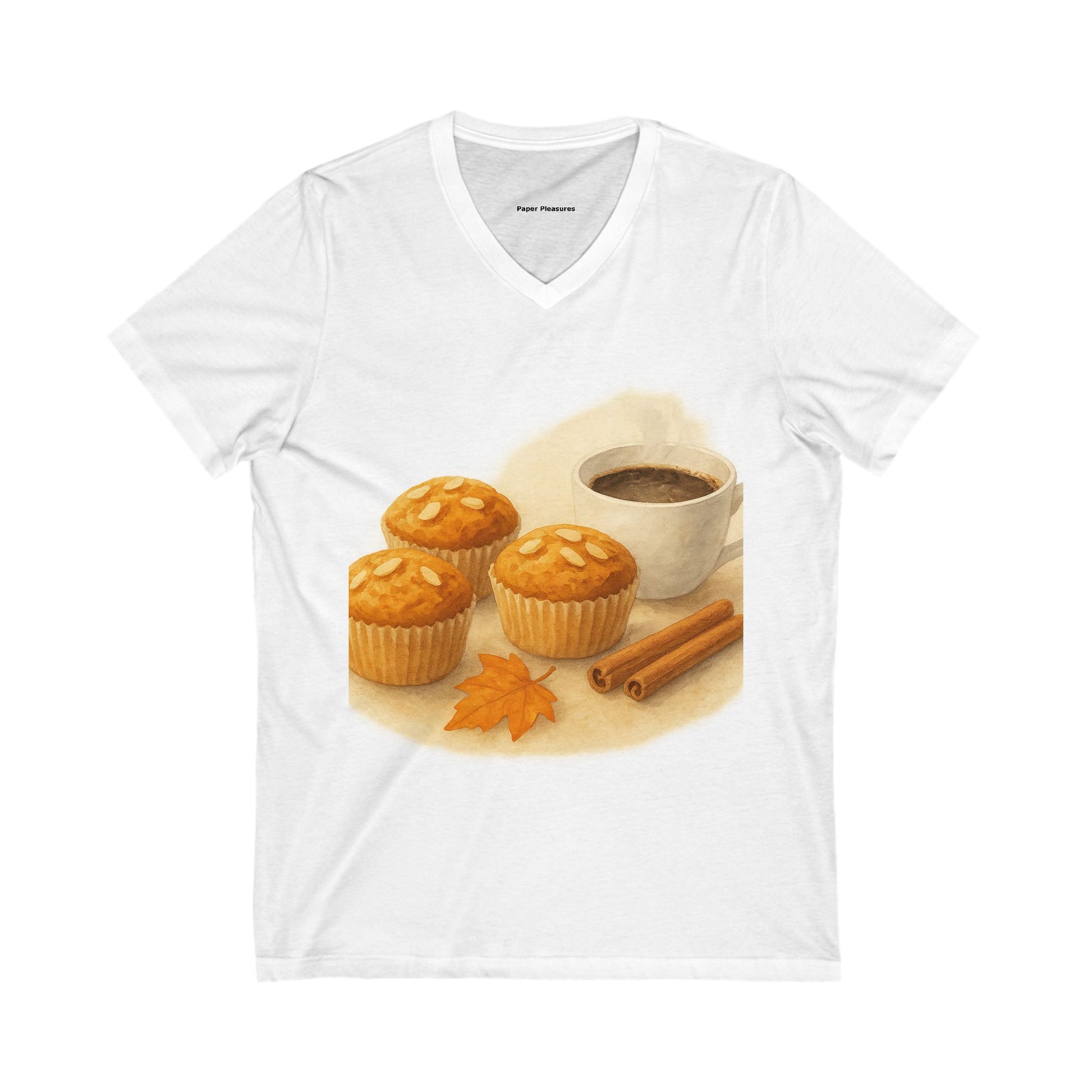 Autumn Muffins & Coffee T-Shirt – Cozy Fall Foodie Tee