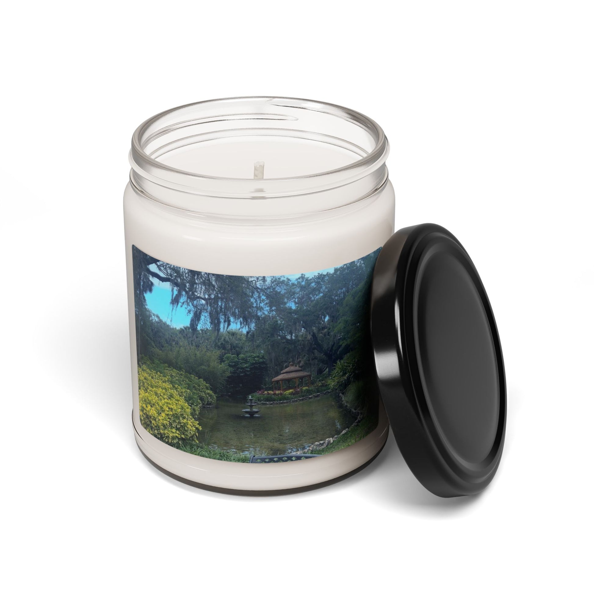 Tranquil Garden Pond Serenity Scented Soy Candle - 9oz Nature-Inspired Aromatherapy