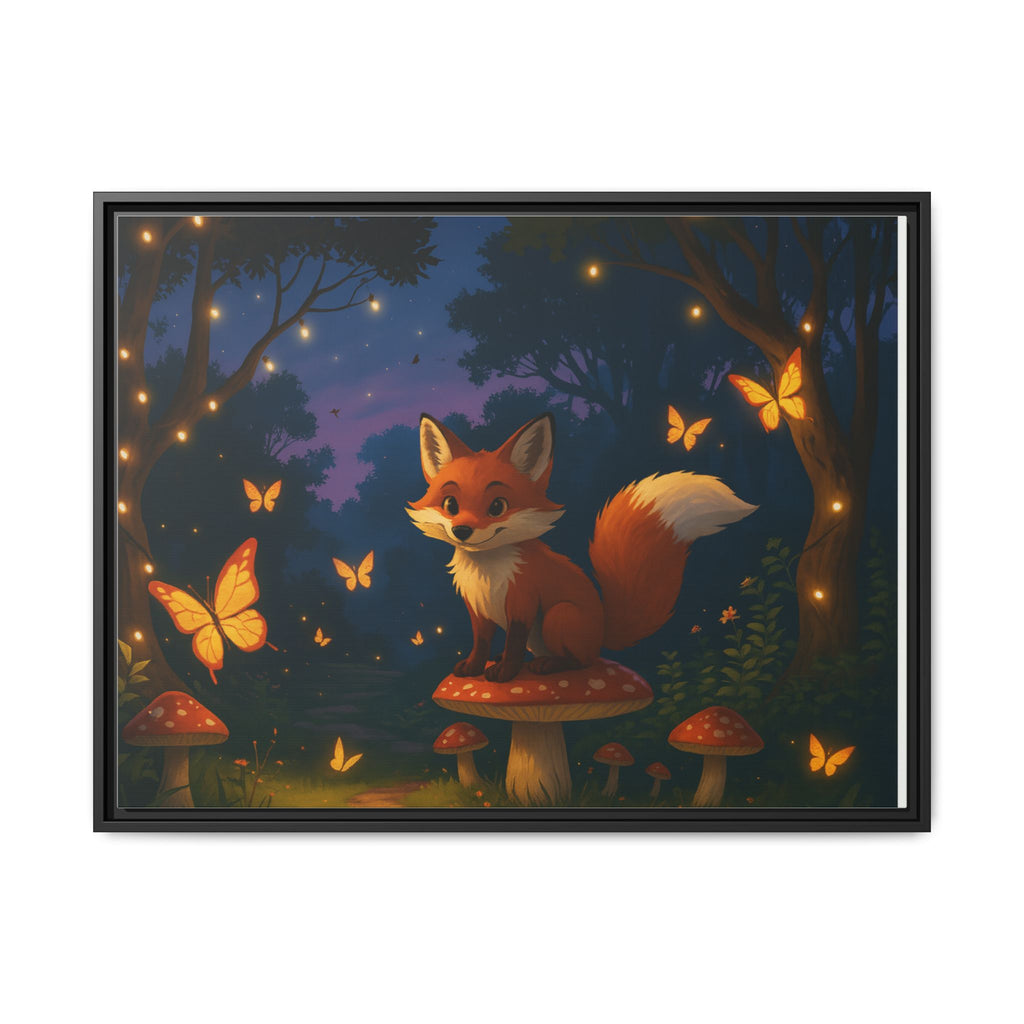 Whimsical Fox Canvas Wall Art of Charlie the Whimsical Fox