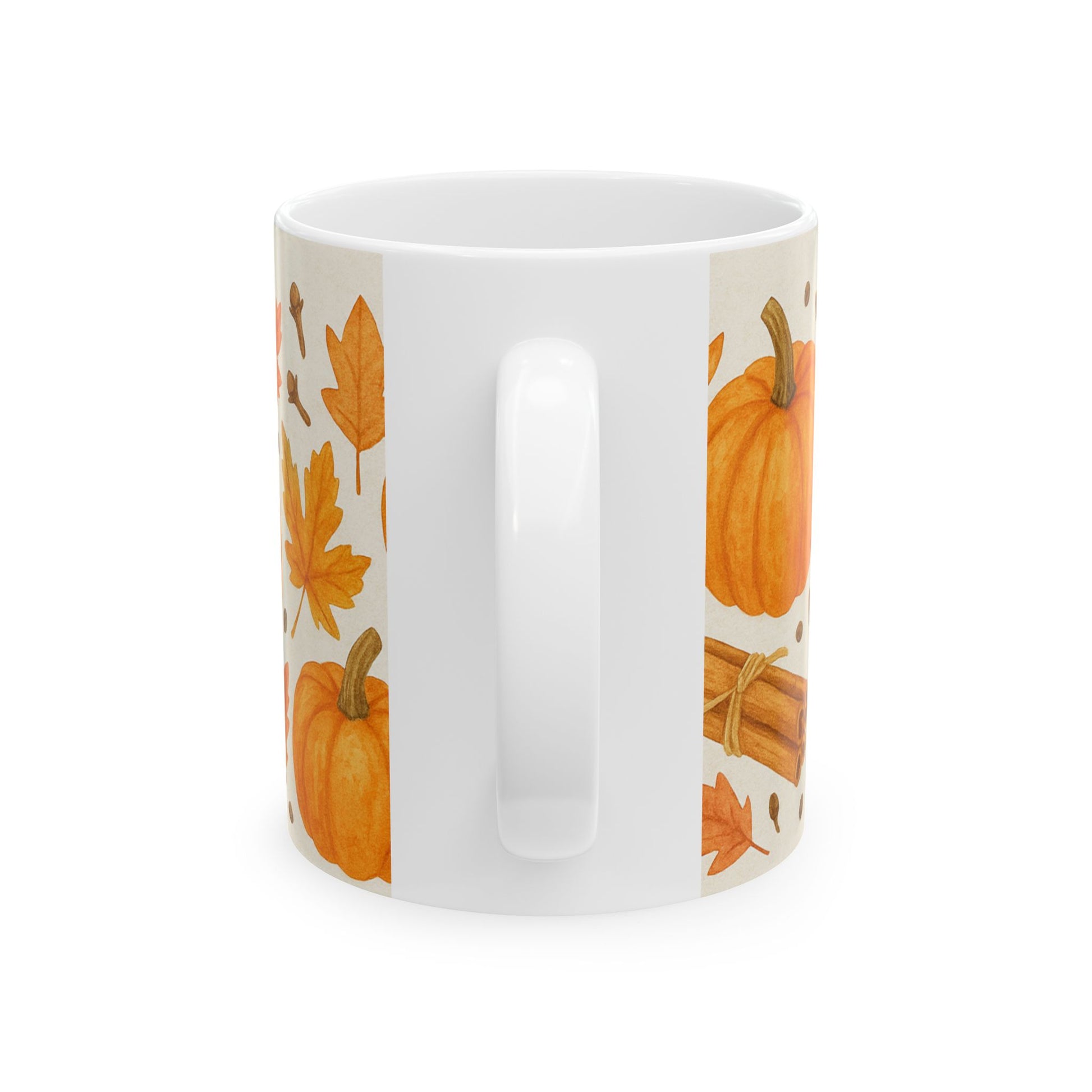Fall Pumpkin Coffee Mug – Autumn Harvest Ceramic Cup for Cozy Drinks