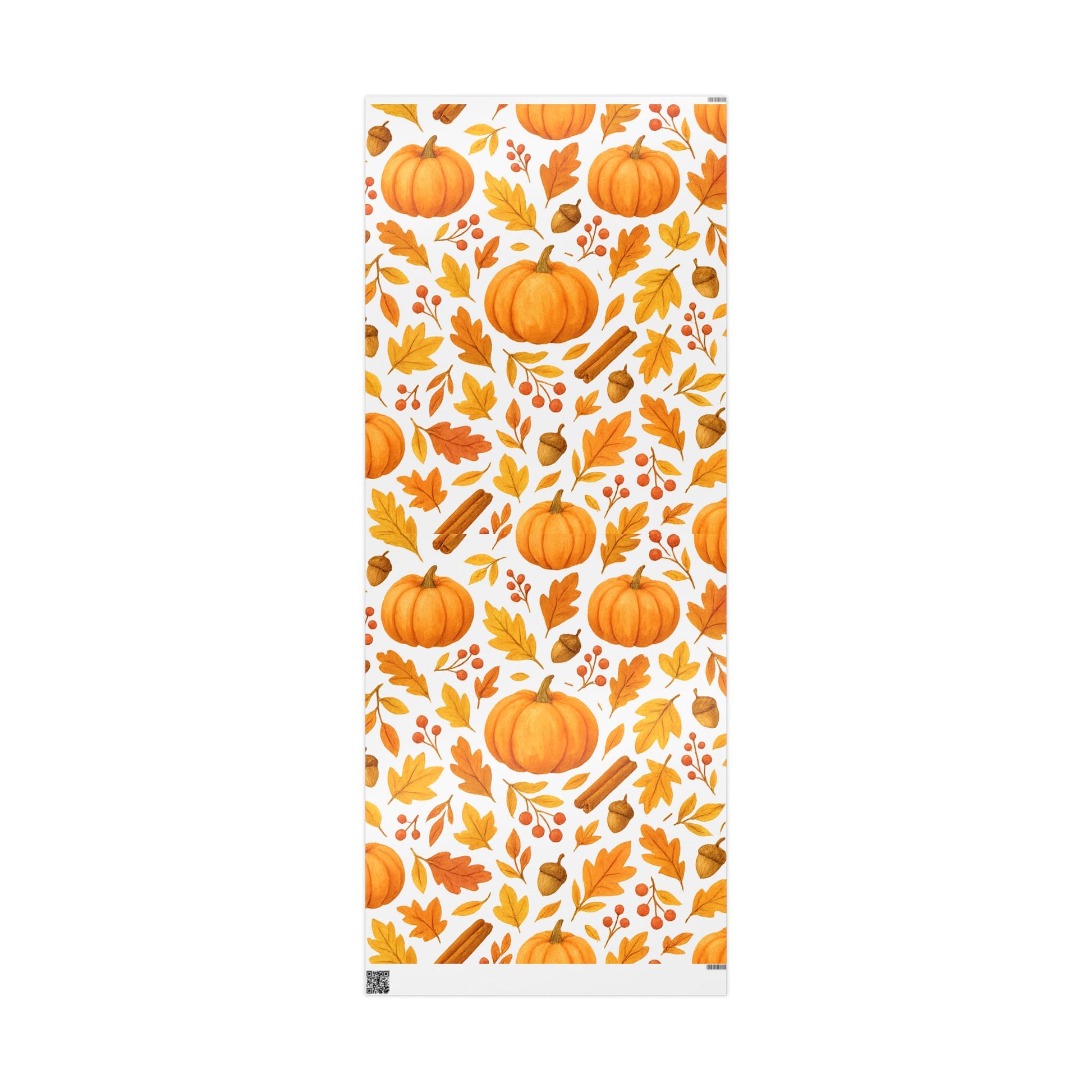 Autumn Pumpkin Wrapping Paper, Fall Gift Wrap, Seasonal Packaging, Thanksgiving Decor, Eco-Friendly Gift Wrap