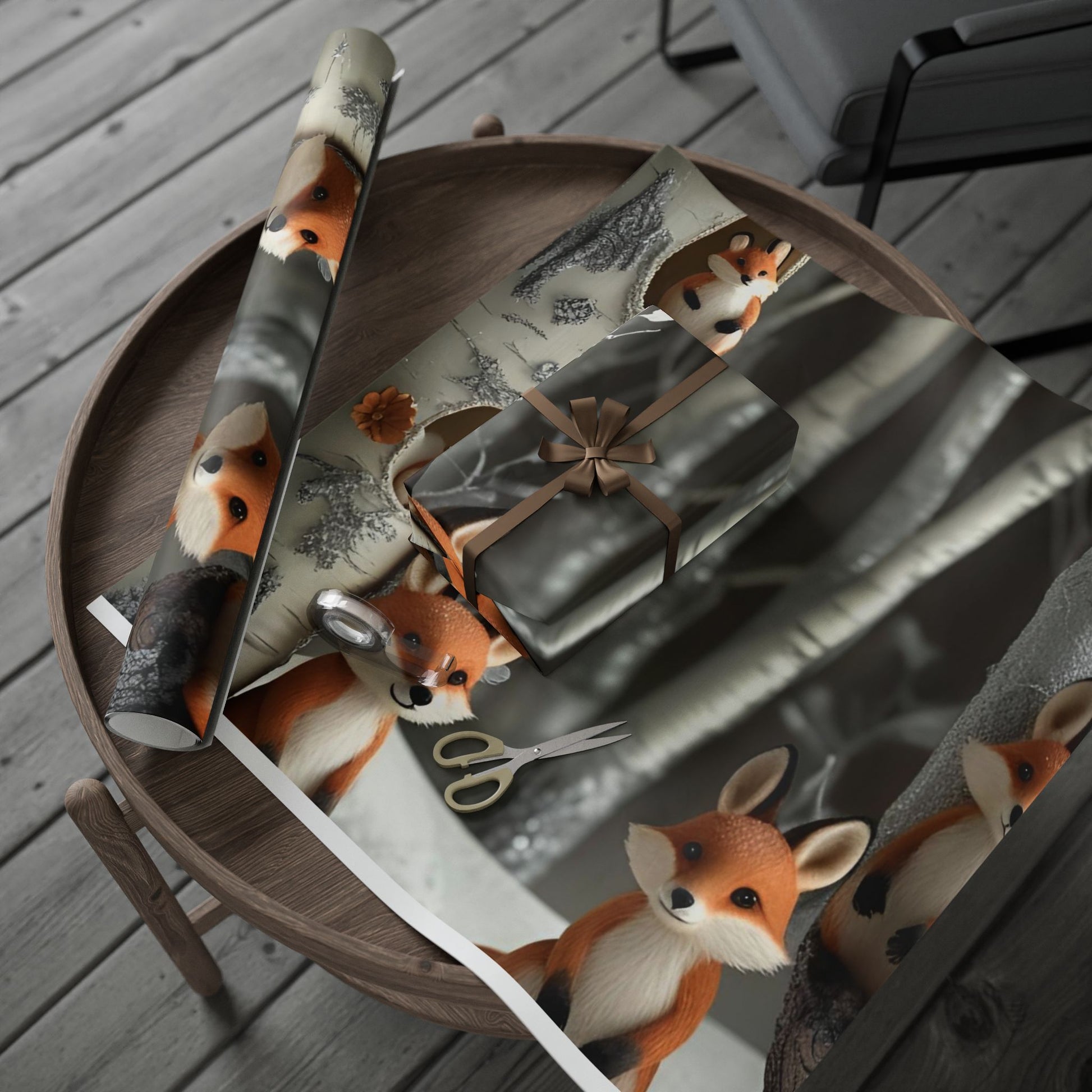 Wrapping Papers - Charlie the Whimsical Fox and his Family