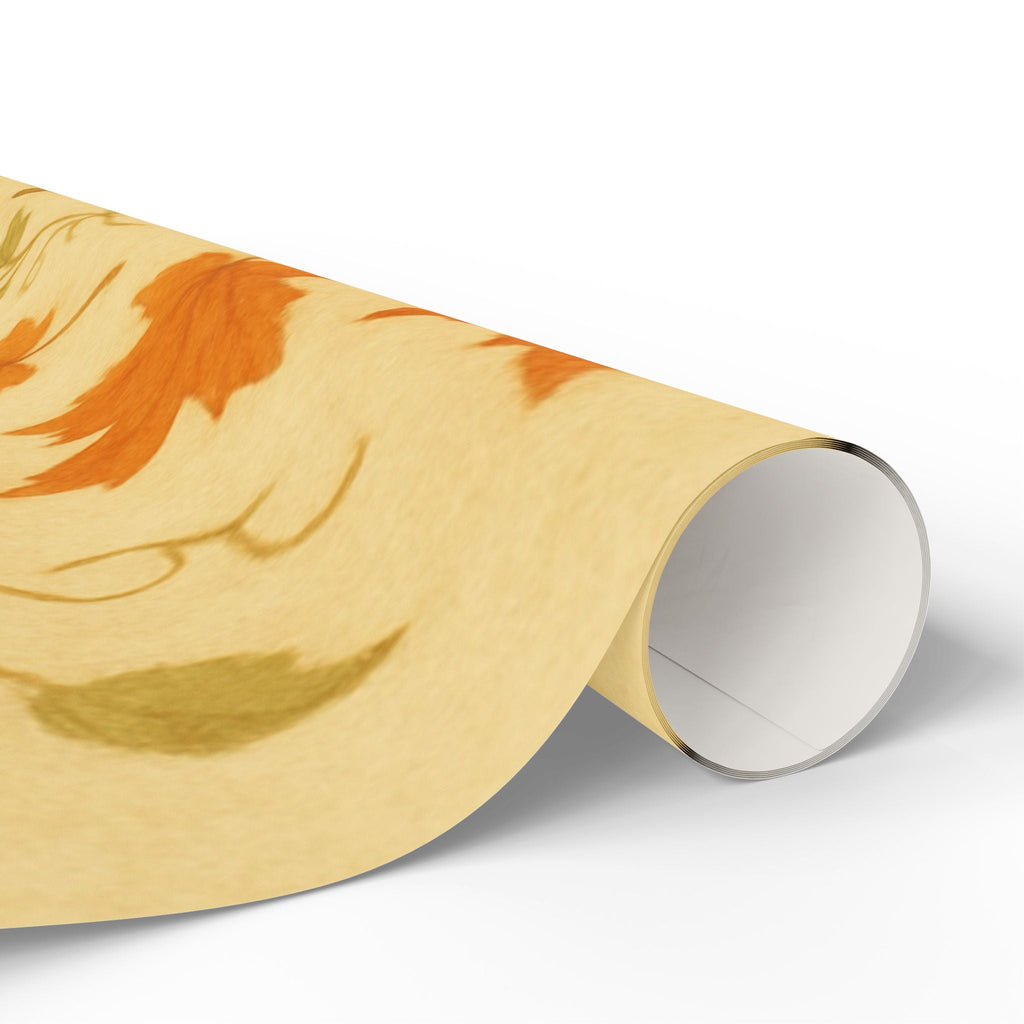 Pumpkins & Leaves Wrapping Paper