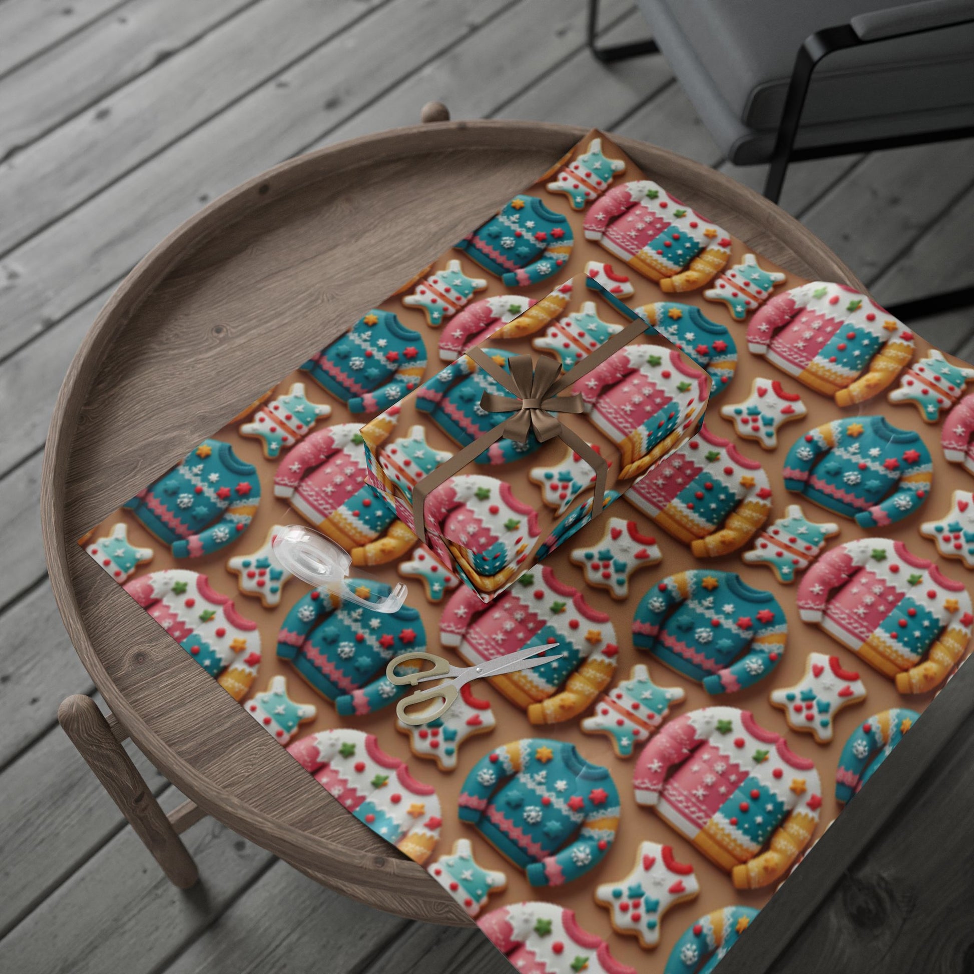 Ugly Sweater Cookie 1 Wrapping Paper –