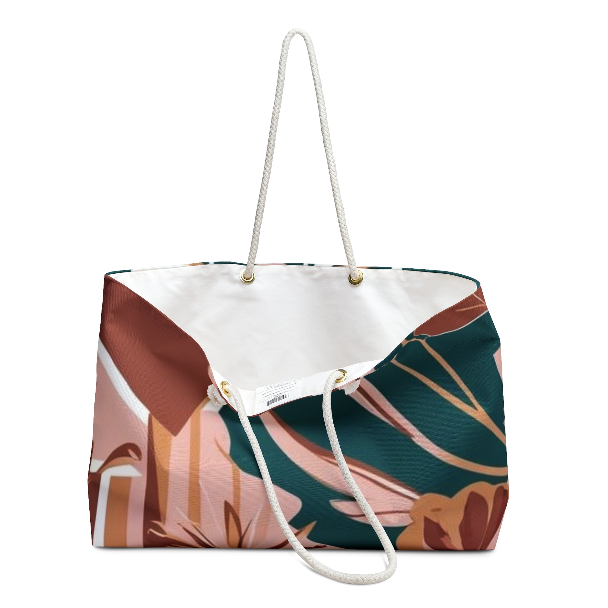 Metro Grid Weekender Tote Bag