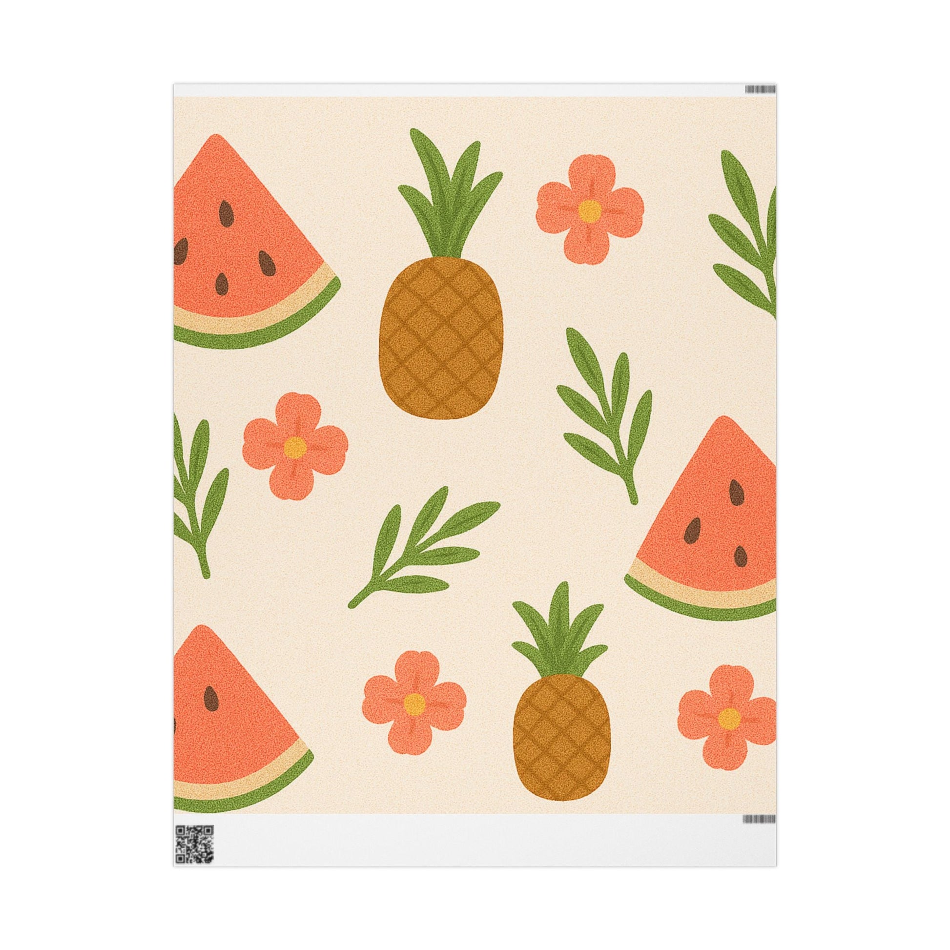 Watermelon and Pineapple Wrapping Papers