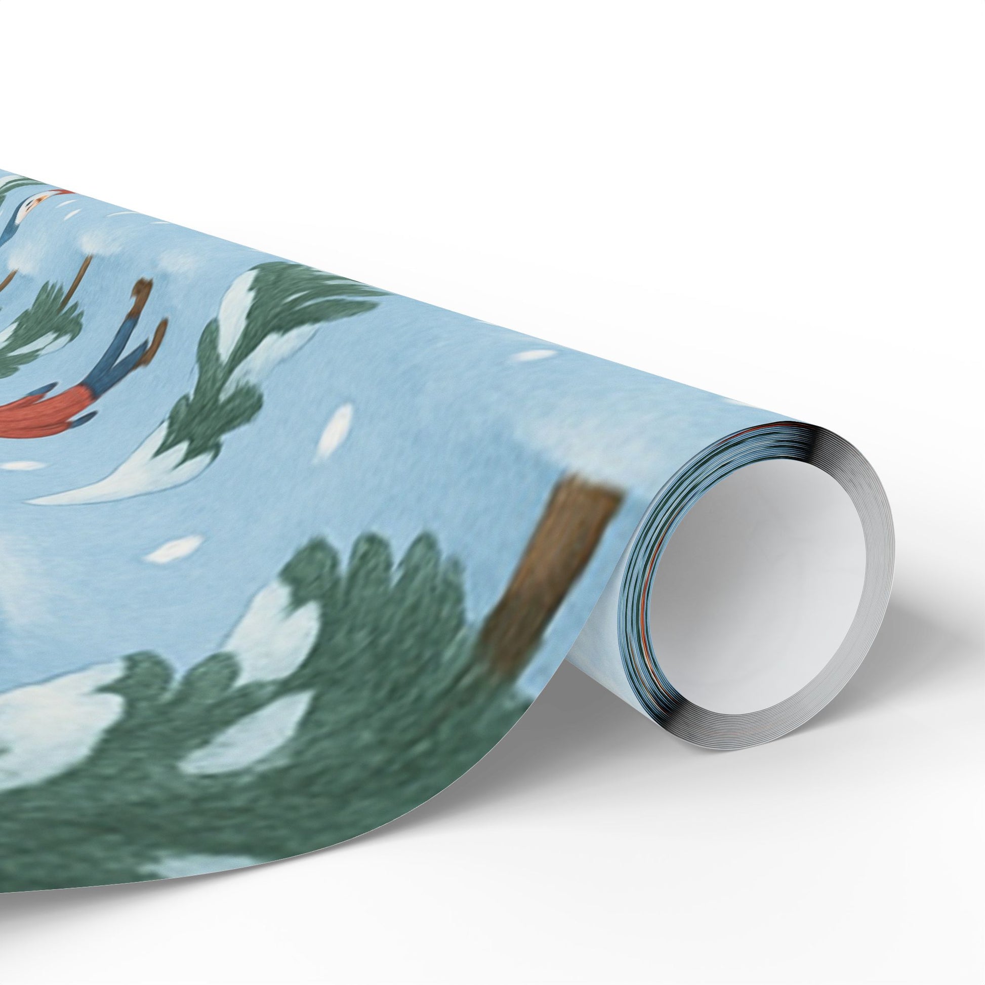 Winter Wonderland Wrapping Paper, Festive Gift Wrap, Holiday Party Supplies, Christmas Wrapping, Unique Present Decor