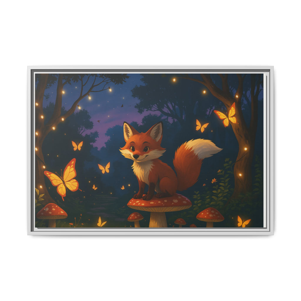 Whimsical Fox Canvas Wall Art of Charlie the Whimsical Fox
