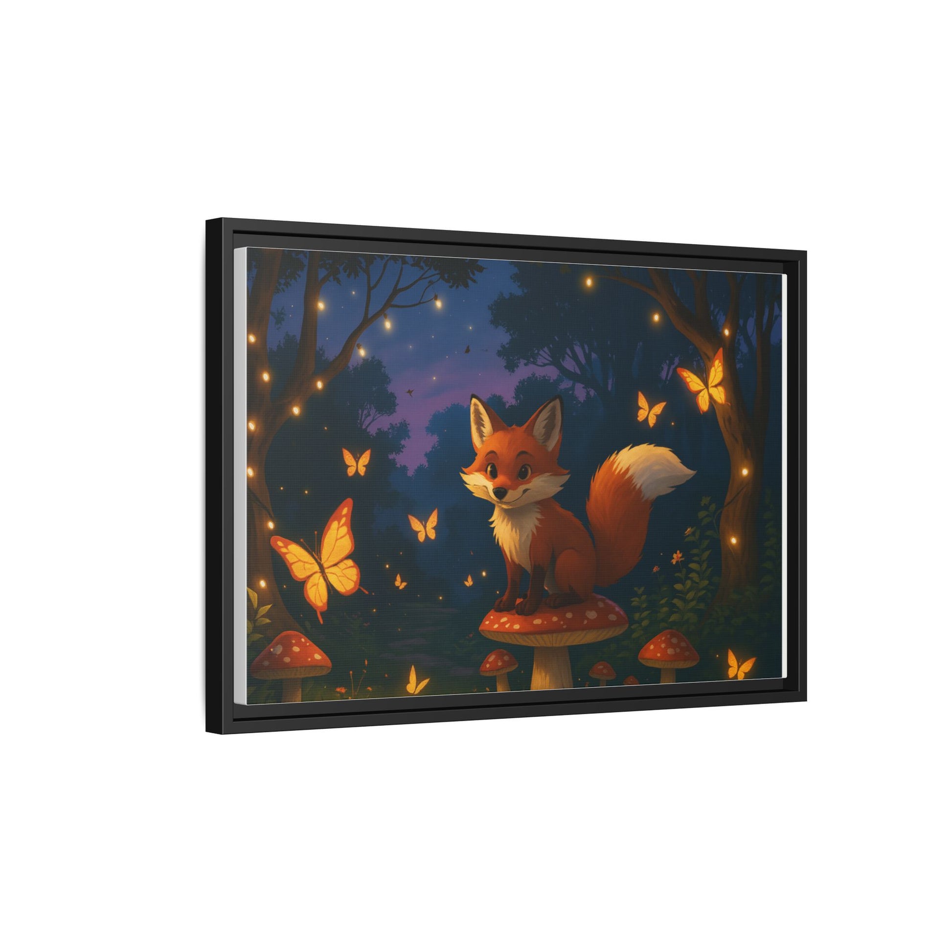 Whimsical Fox Canvas Wall Art of Charlie the Whimsical Fox