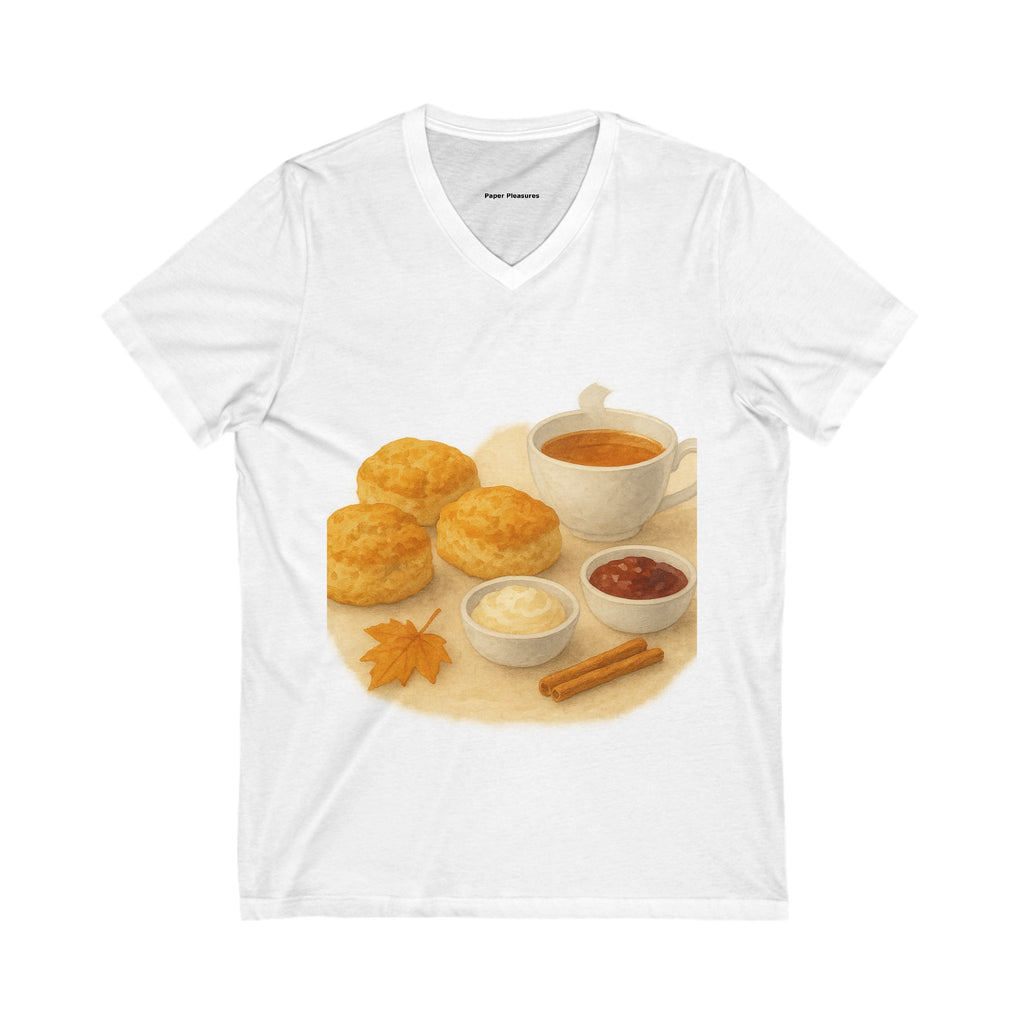 Afternoon Tea Scones T-Shirt – Cozy Autumn Tea Time Tee